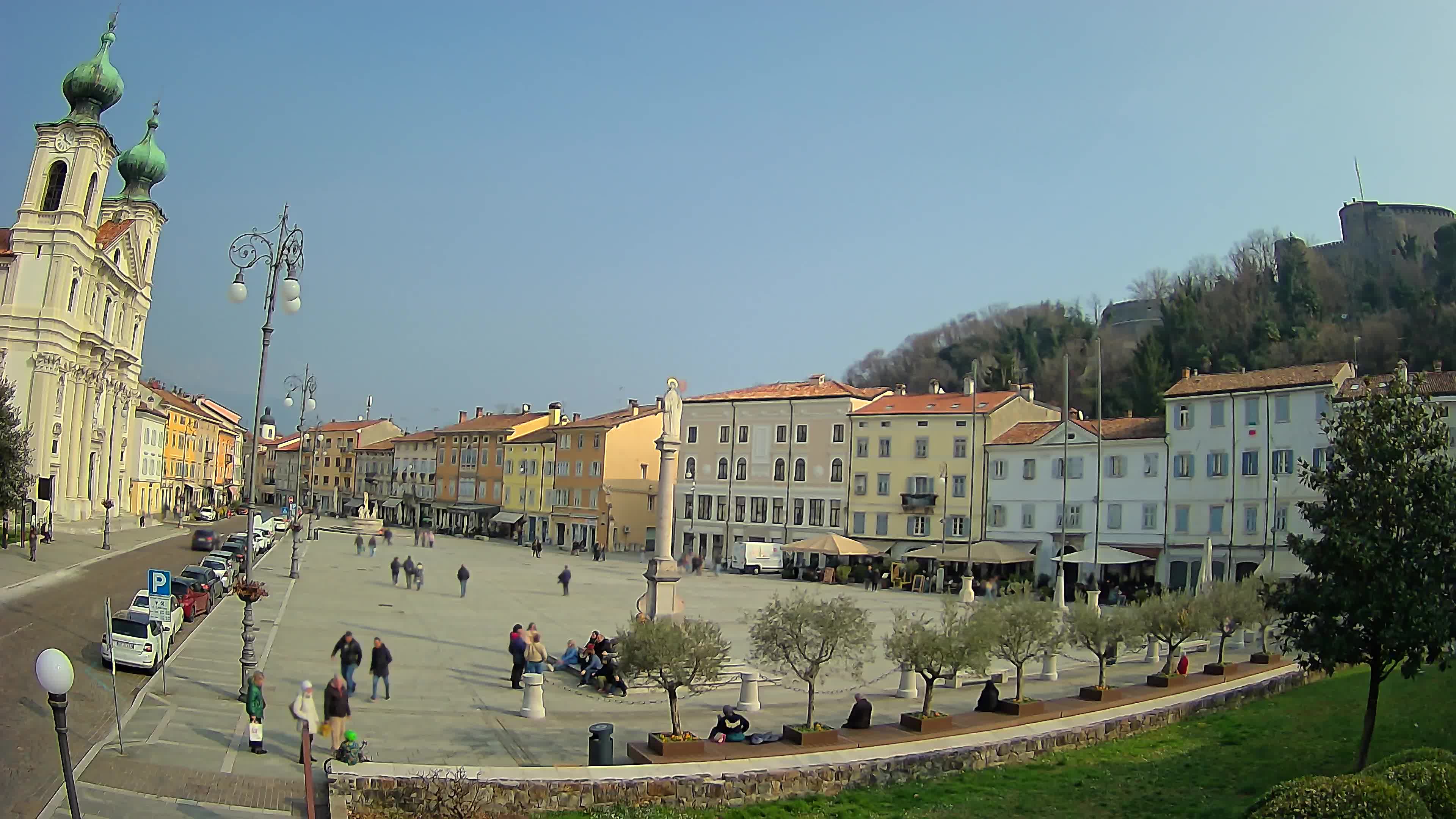 Webcam Gorizia Vittoria square – Church of st. Ignazio