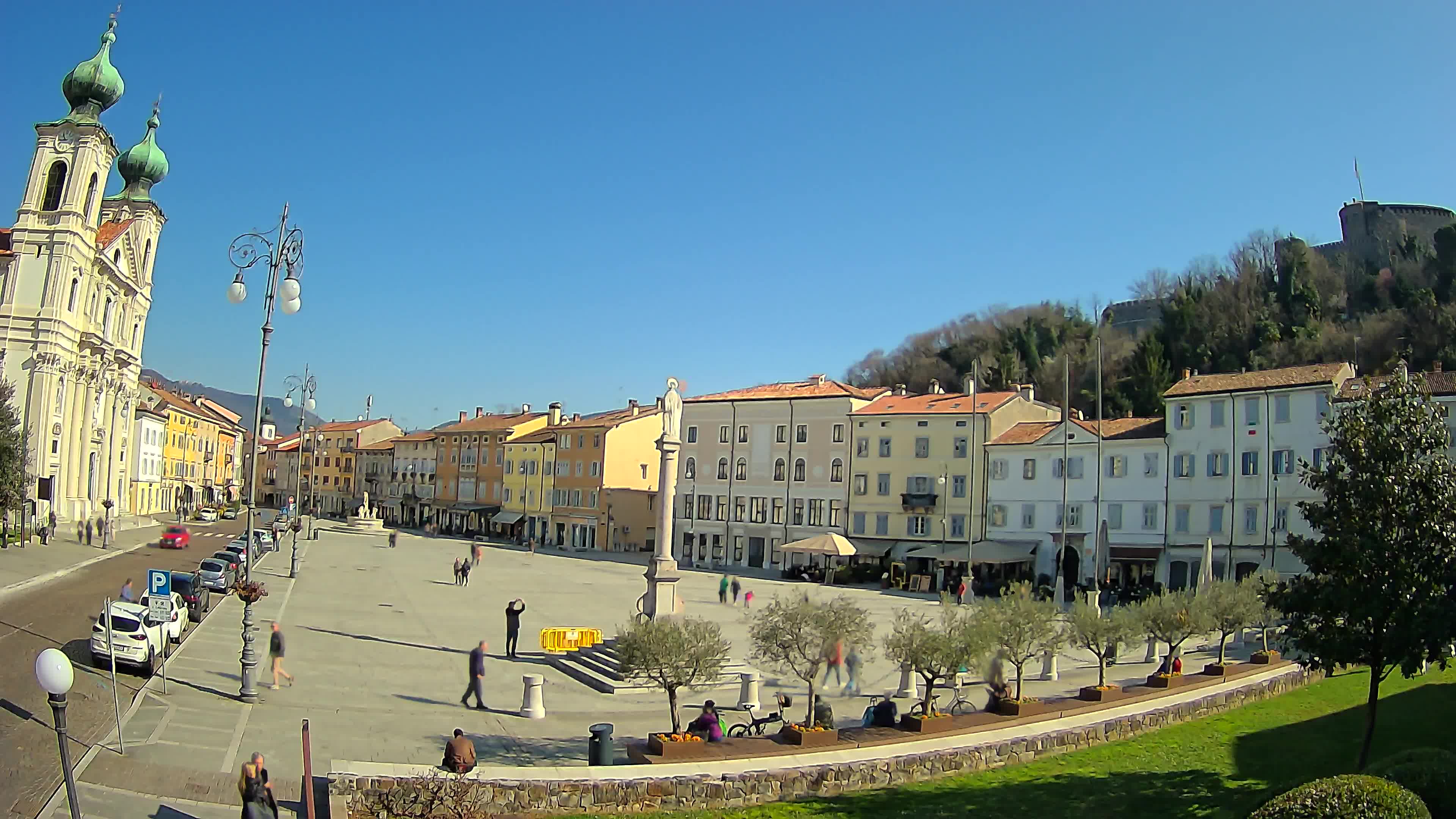 Webcam Gorizia Vittoria square – Church of st. Ignazio