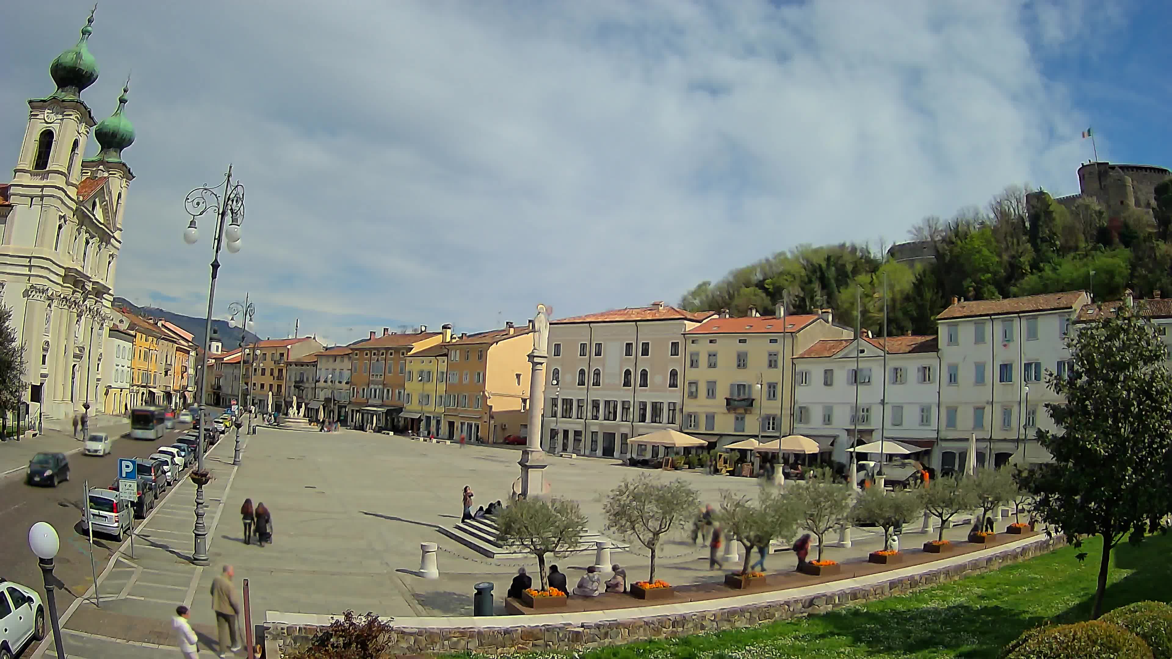 Webcam Gorizia Vittoria square – Church of st. Ignazio