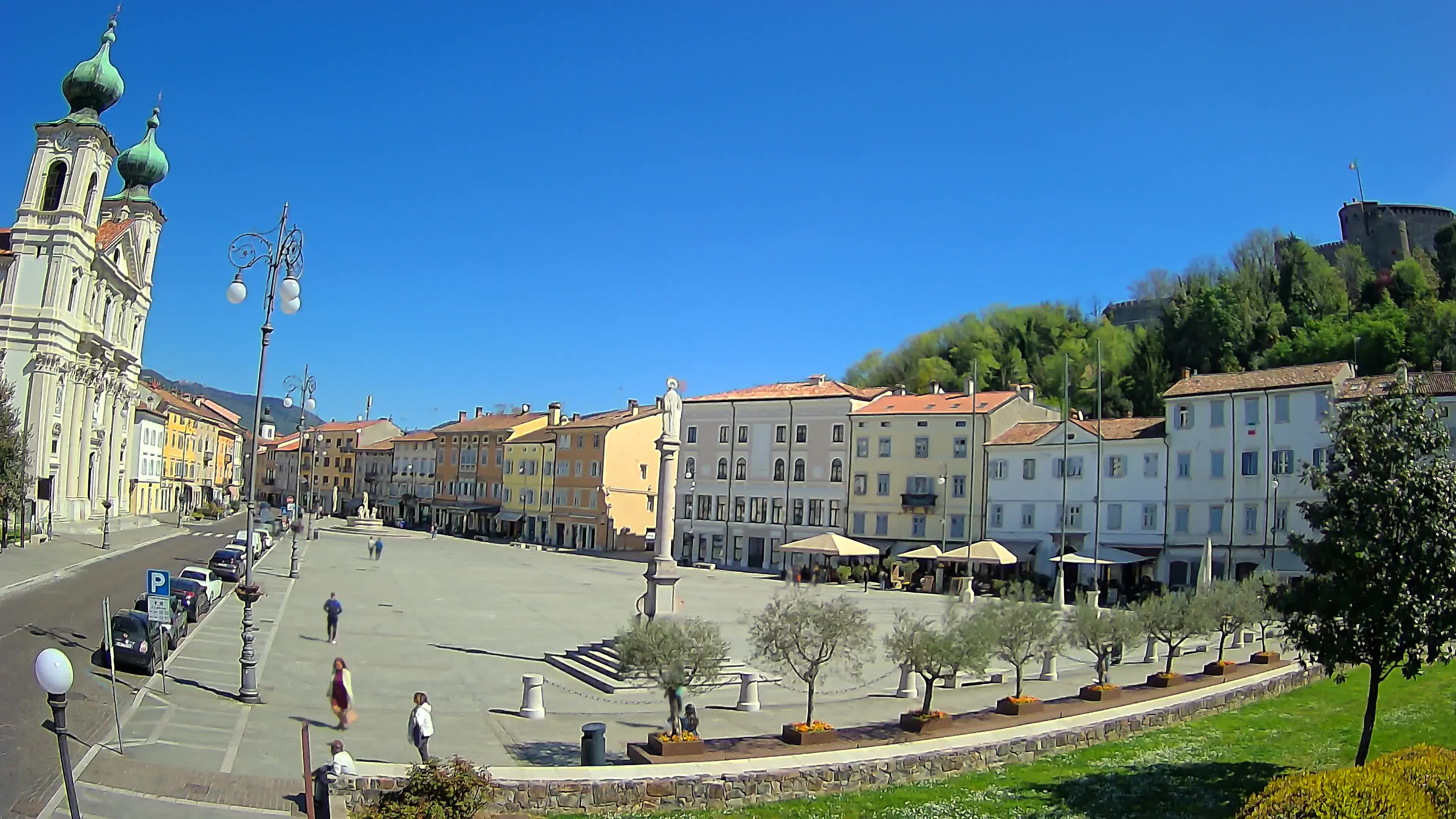 Webcam Gorizia Vittoria square – Church of st. Ignazio