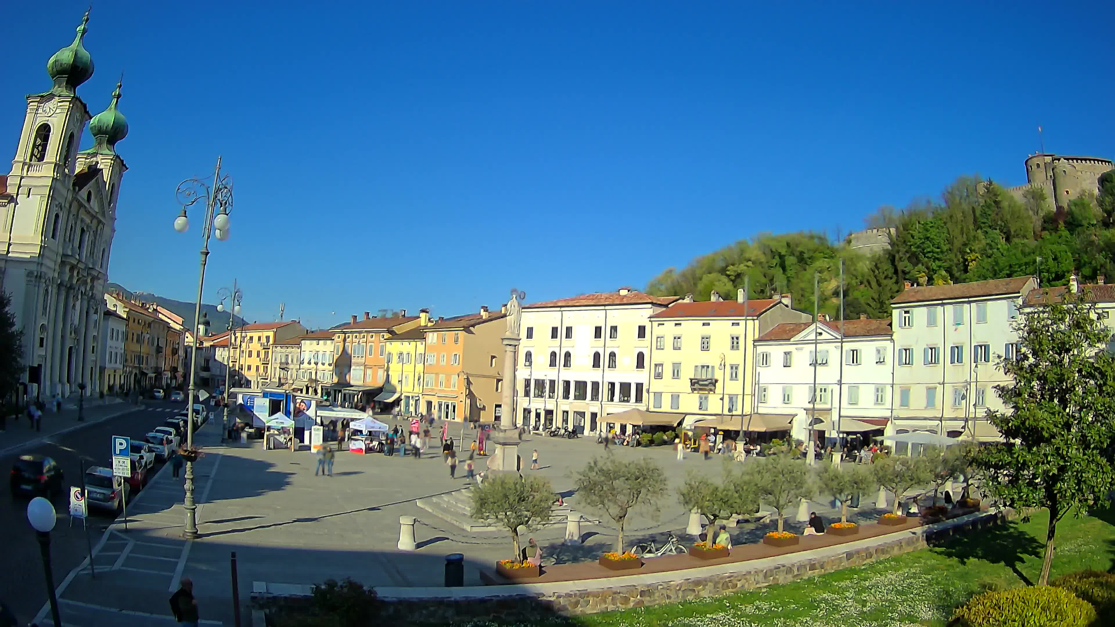 Webcam Gorizia Vittoria square – Church of st. Ignazio