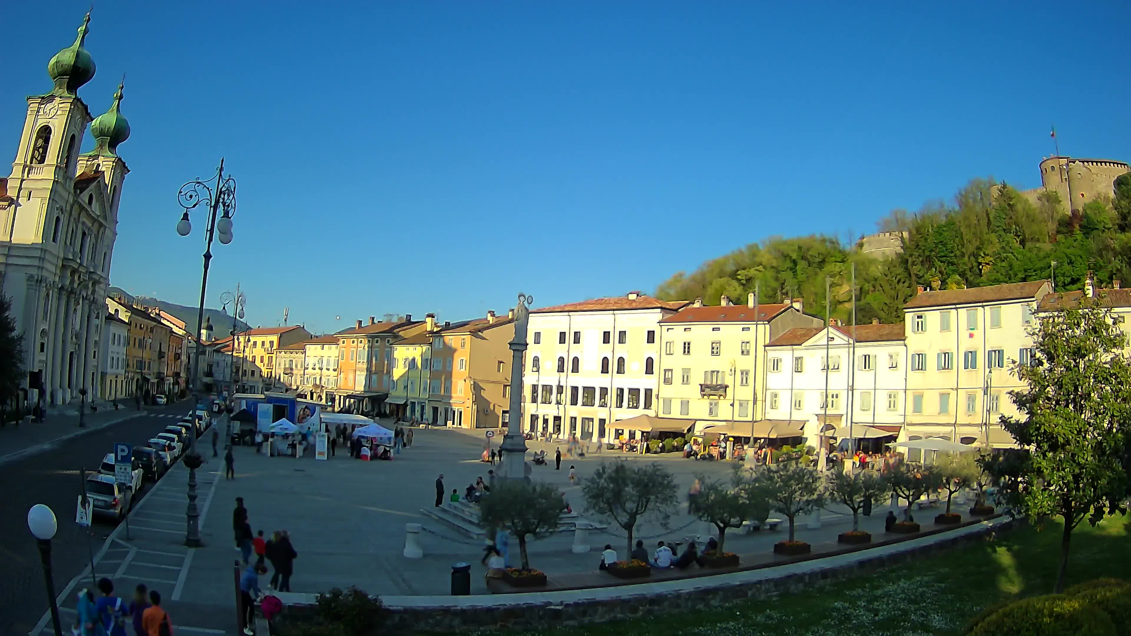 Webcam Gorizia Vittoria square – Church of st. Ignazio