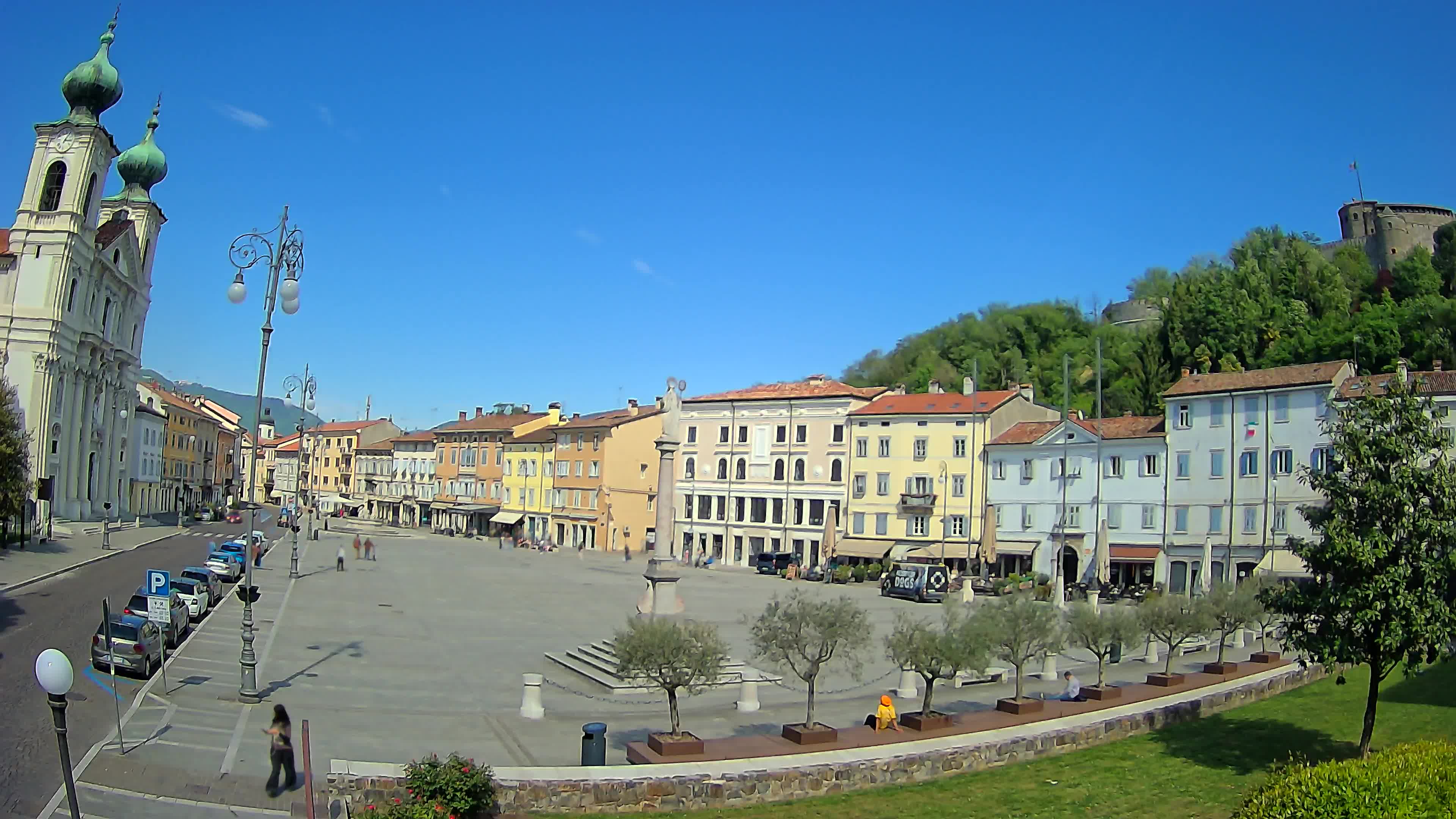 Webcam Gorizia Vittoria square – Church of st. Ignazio