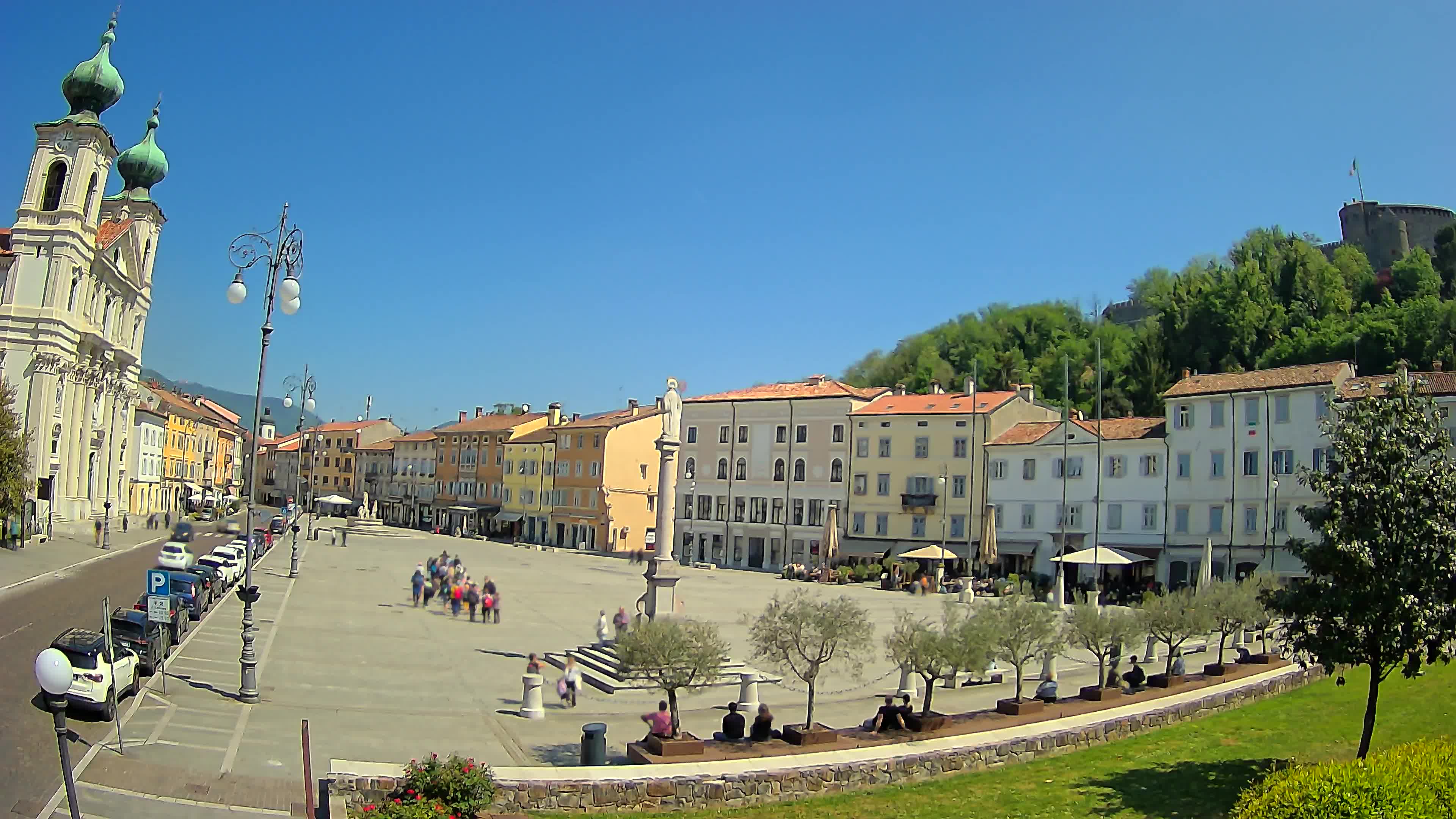Webcam Gorizia Vittoria square – Church of st. Ignazio