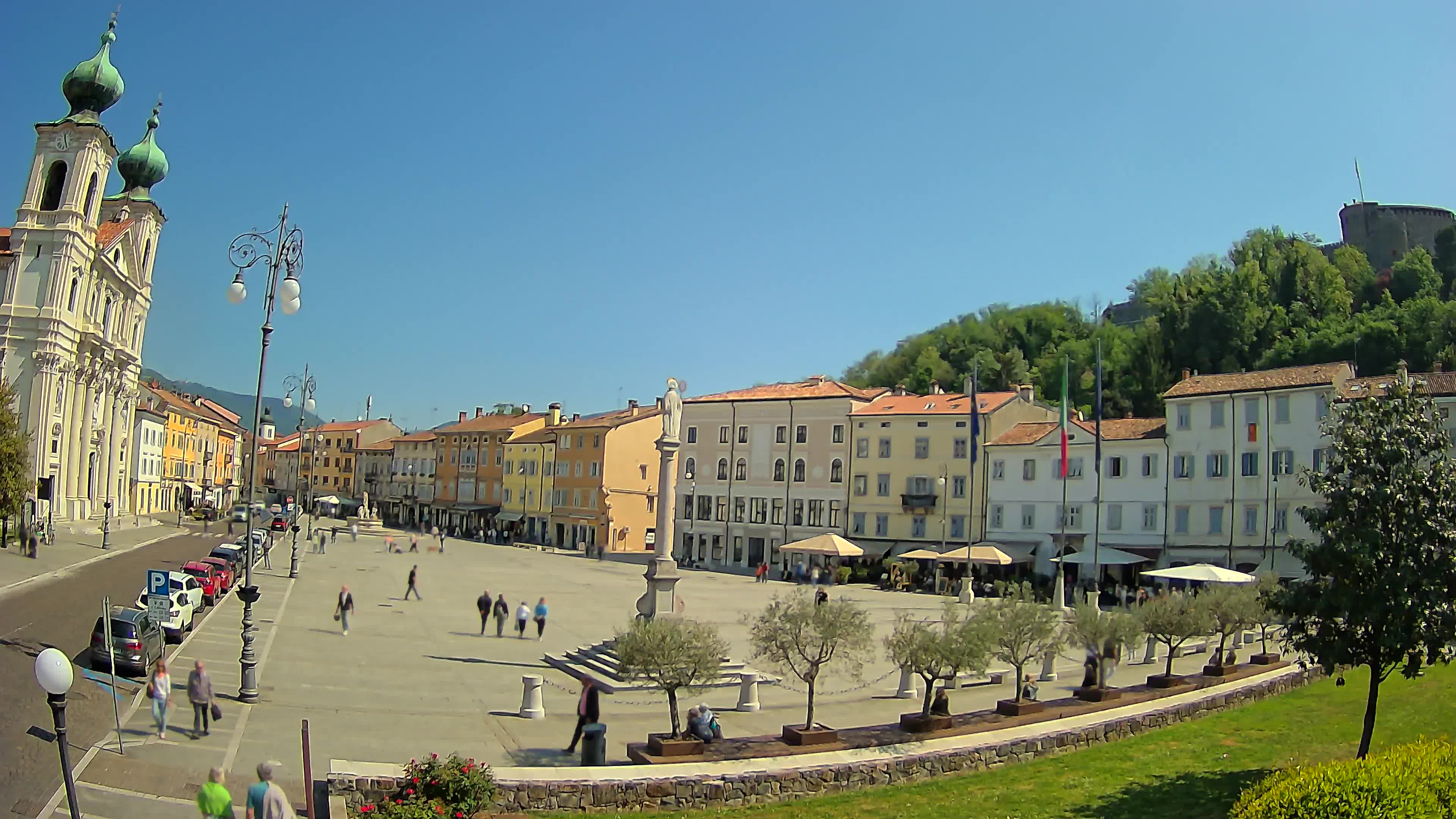 Webcam Gorizia Vittoria square – Church of st. Ignazio
