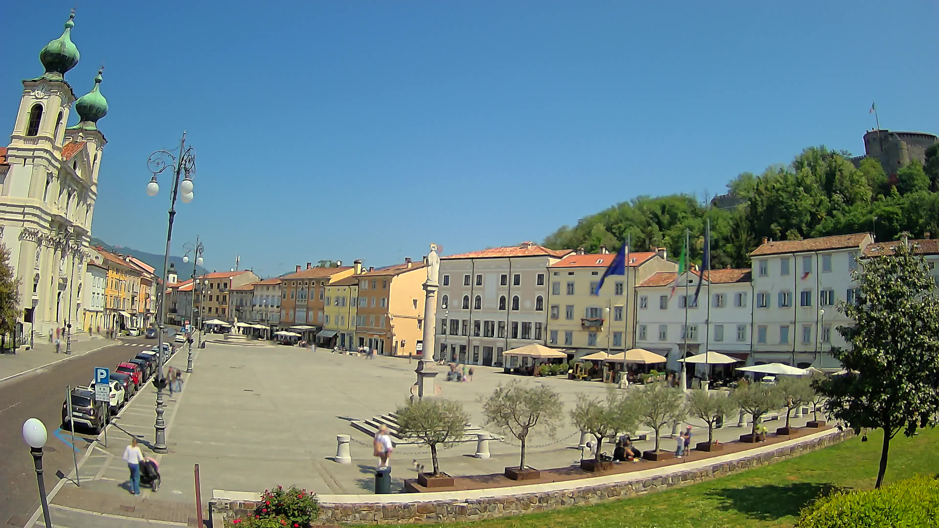 Webcam Gorizia Vittoria square – Church of st. Ignazio
