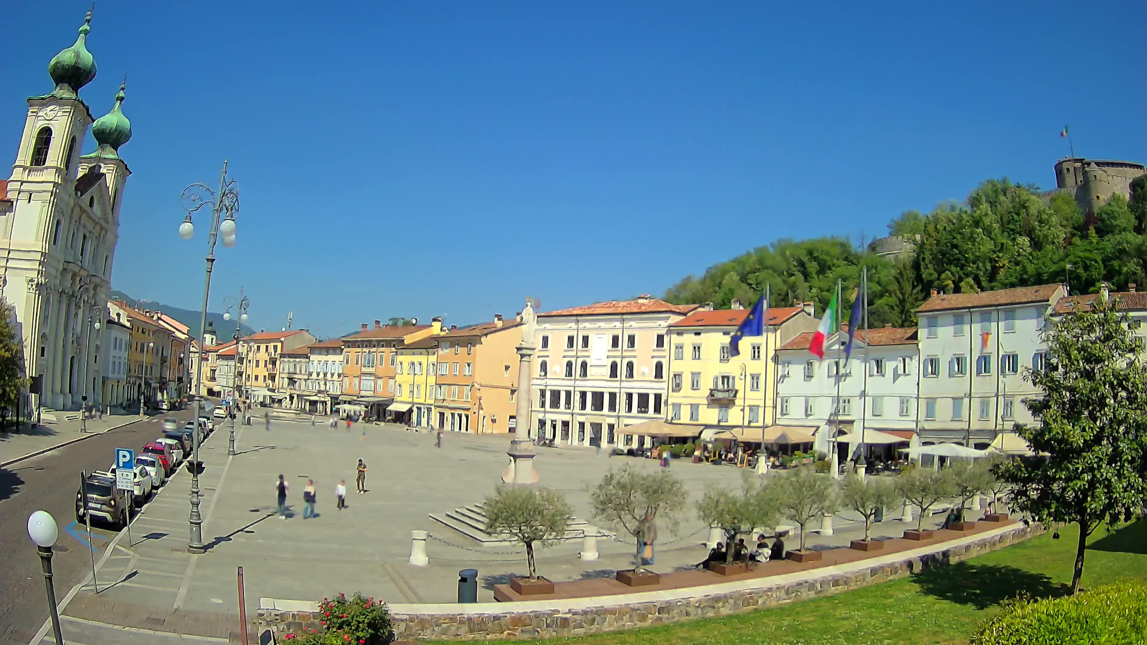 Webcam Gorizia Vittoria square – Church of st. Ignazio