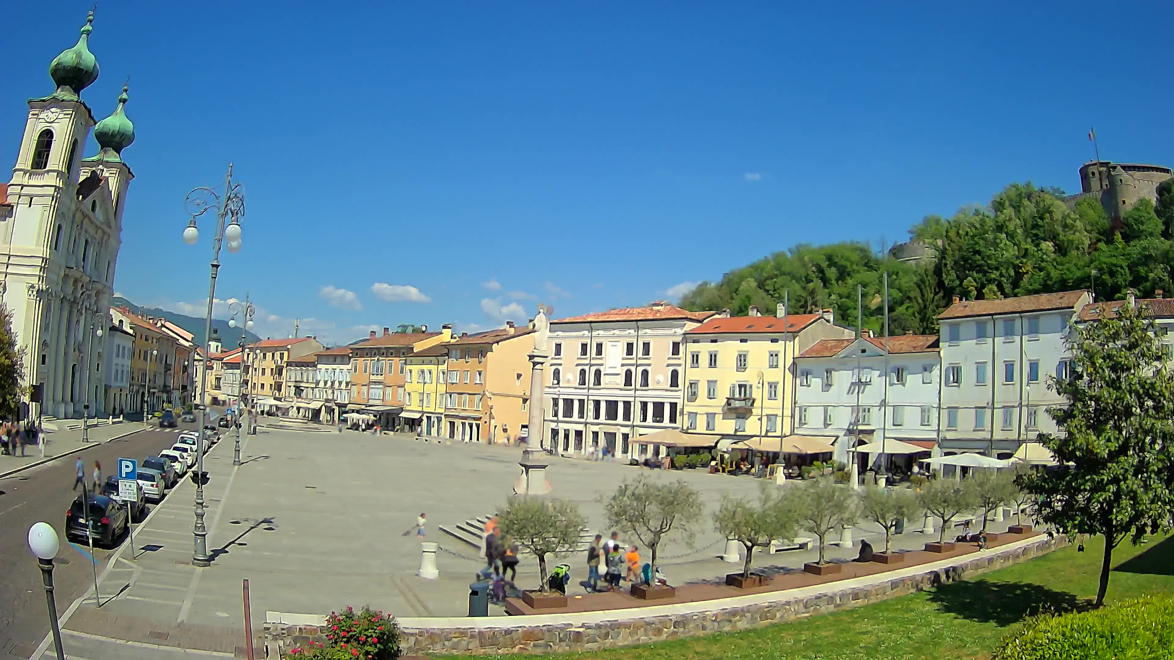 Webcam Gorizia Vittoria square – Church of st. Ignazio