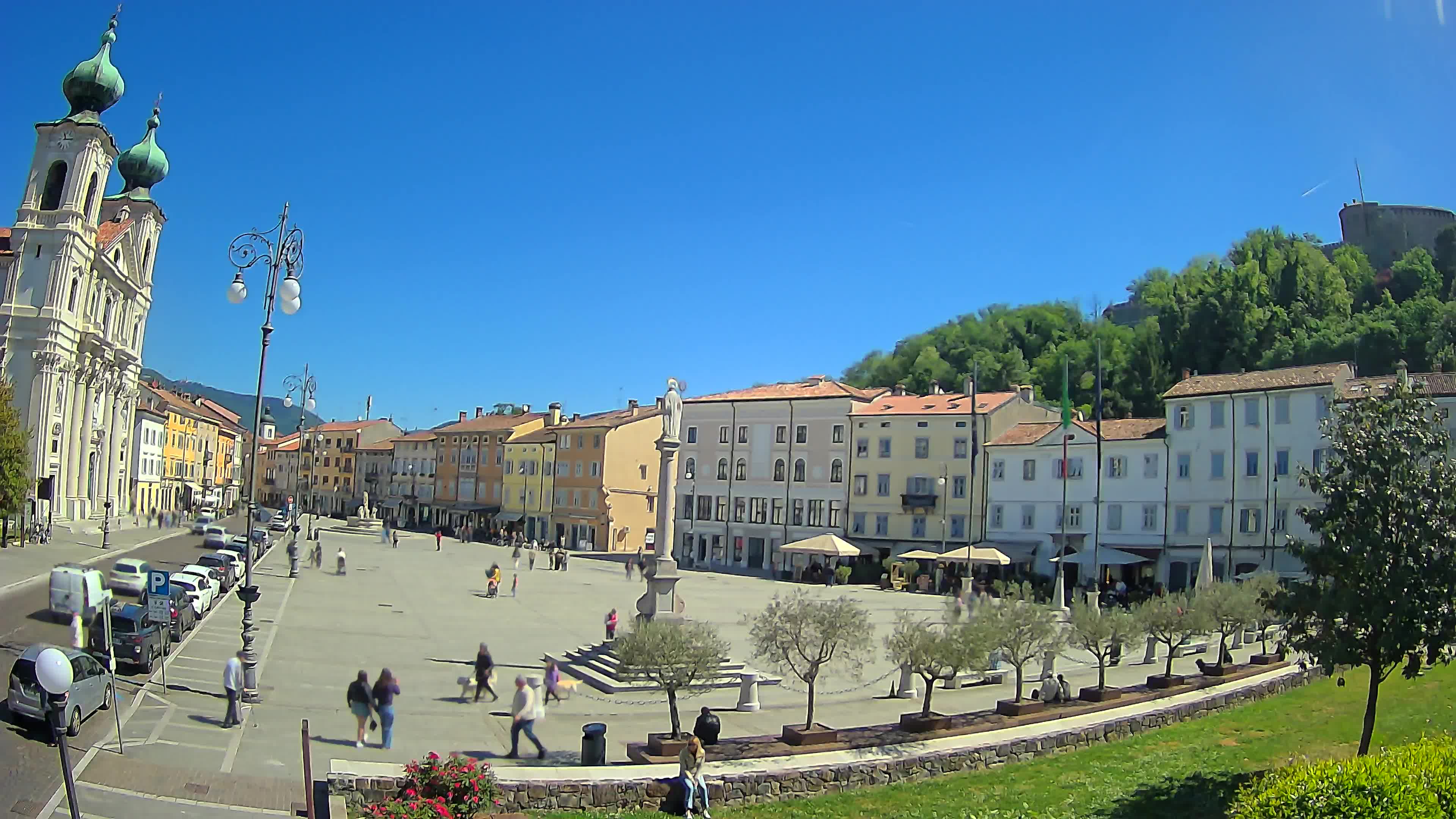 Webcam Gorizia Vittoria square – Church of st. Ignazio