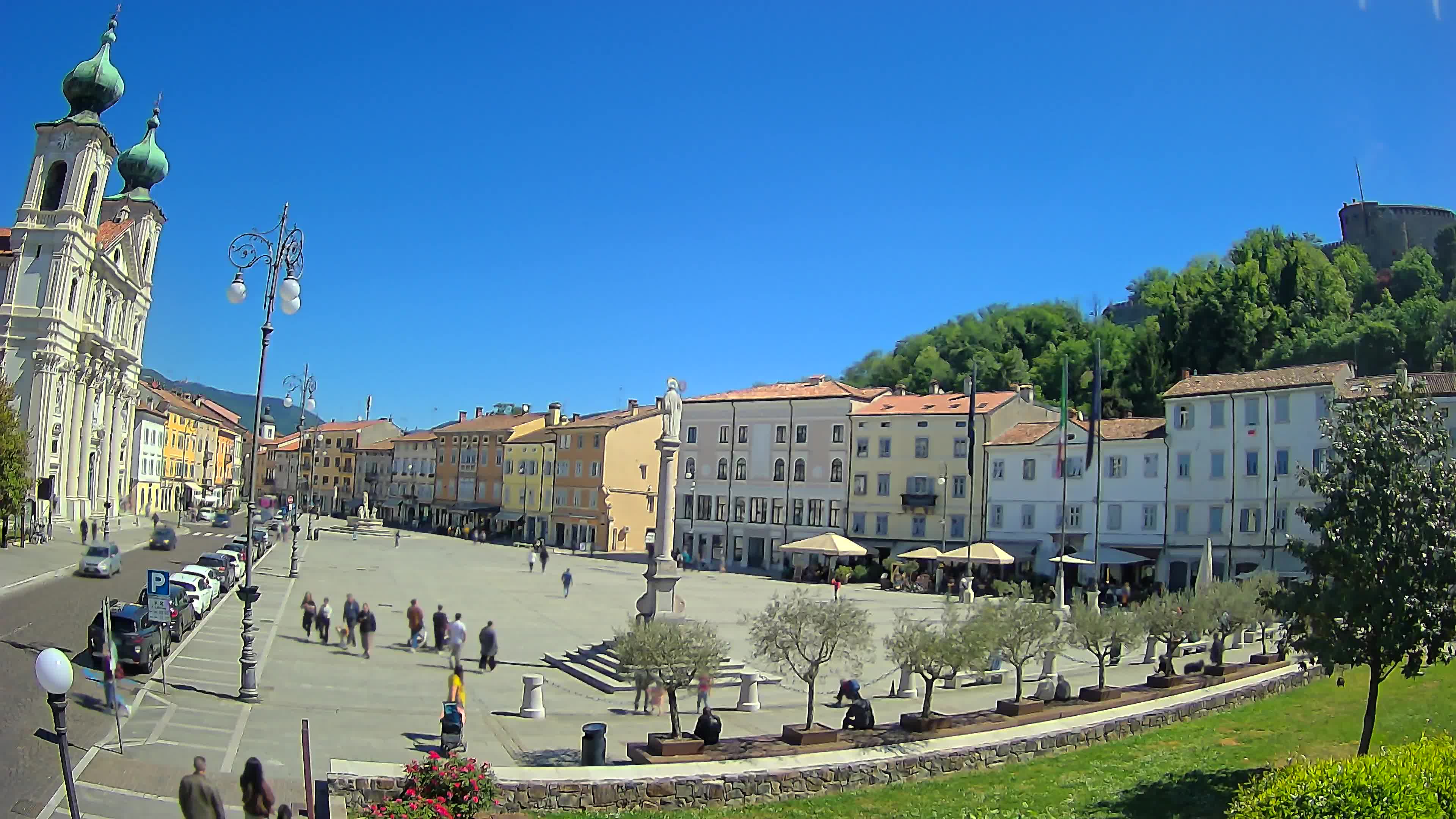 Webcam Gorizia Vittoria square – Church of st. Ignazio