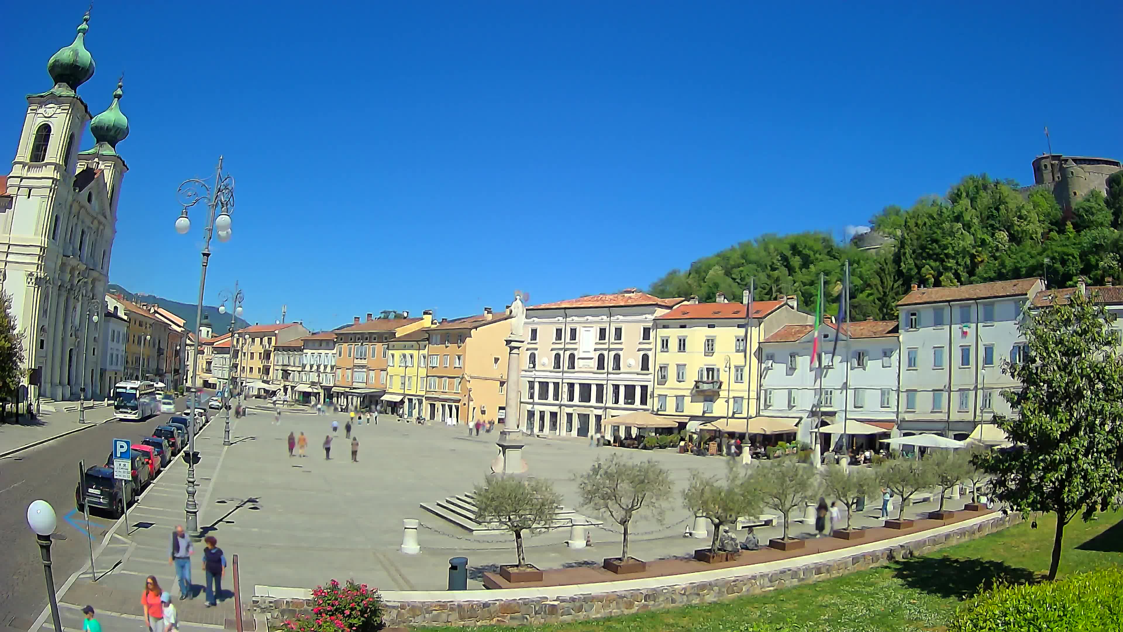 Webcam Gorizia Vittoria square – Church of st. Ignazio