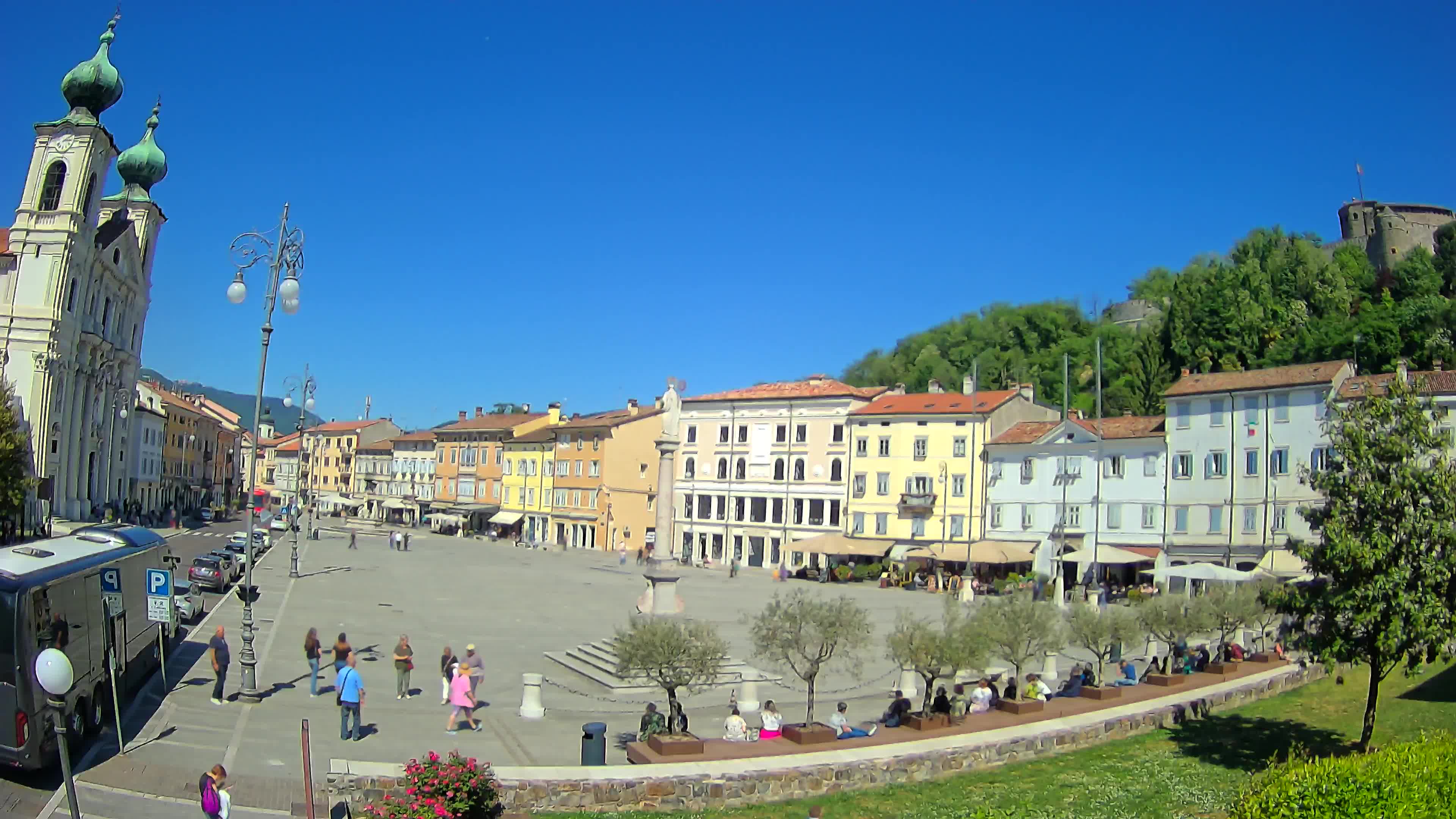 Webcam Gorizia Vittoria square – Church of st. Ignazio