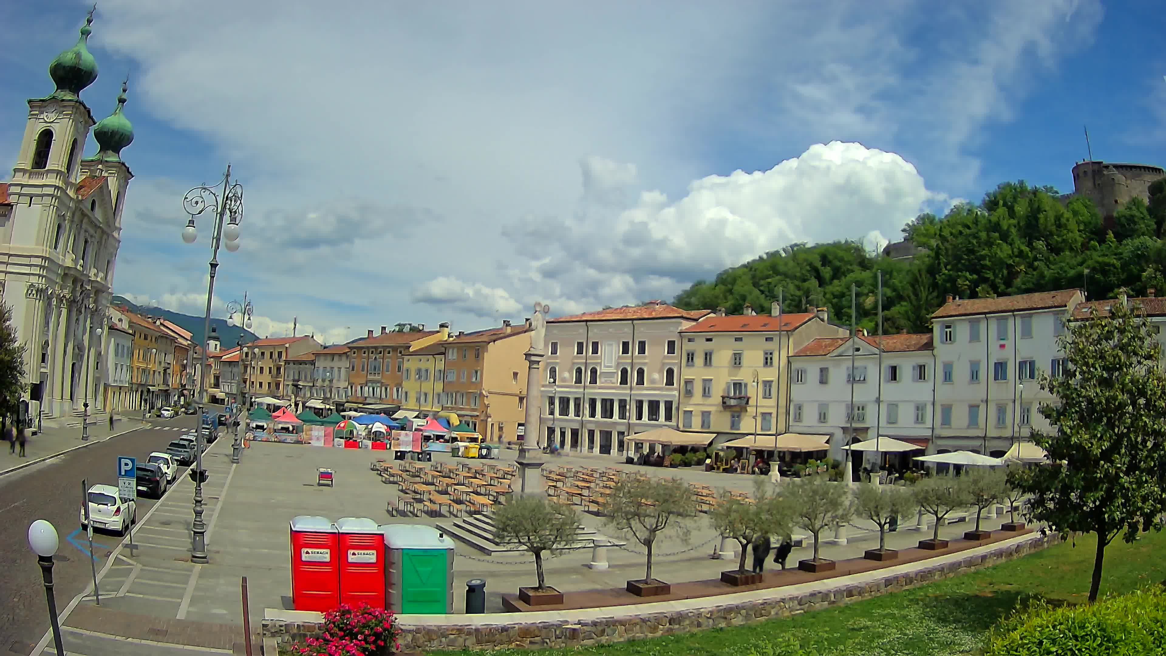 Webcam Gorizia Vittoria square – Church of st. Ignazio