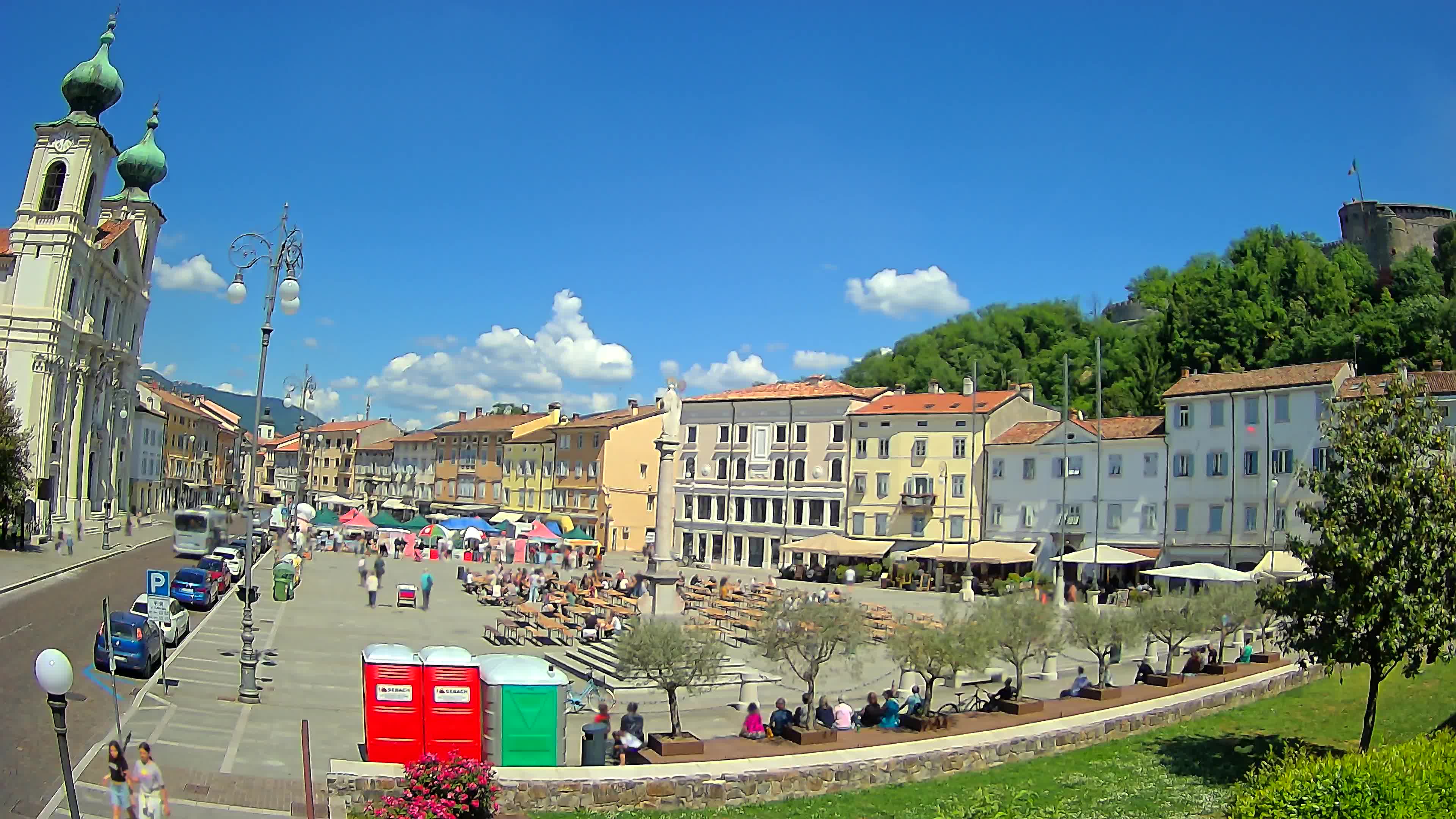 Webcam Gorizia Vittoria square – Church of st. Ignazio