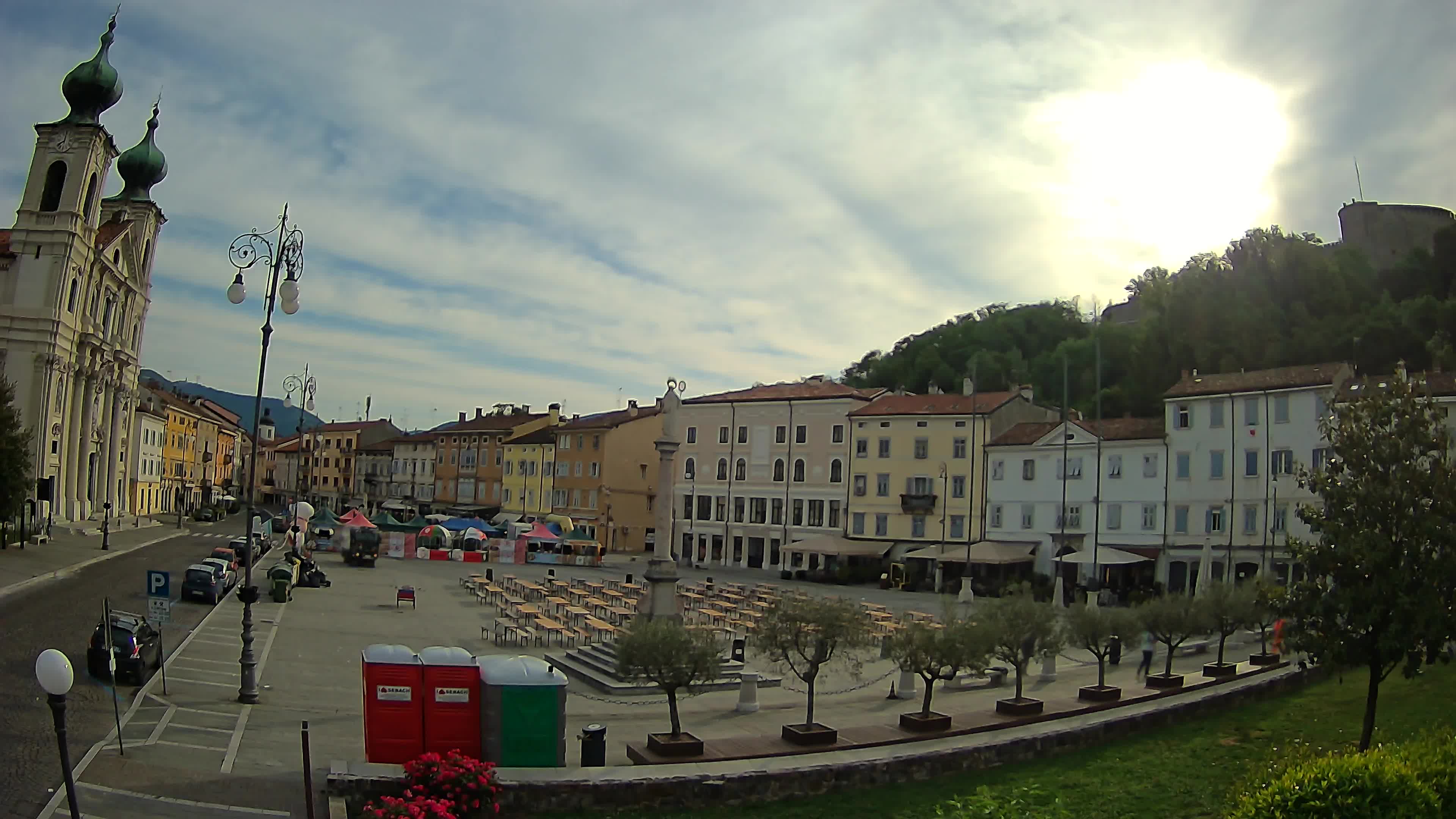 Webcam Gorizia Vittoria square – Church of st. Ignazio