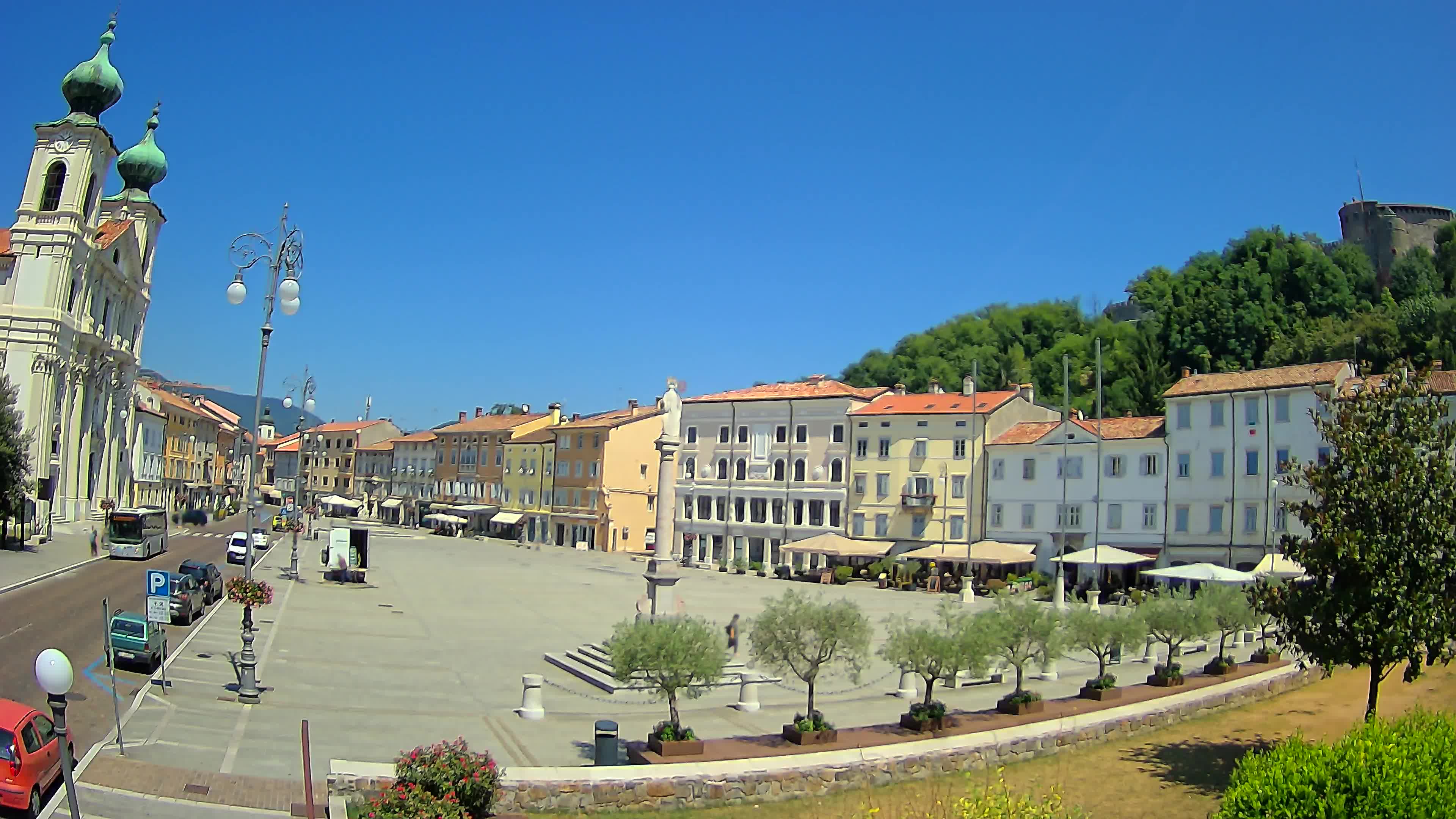 Webcam Gorizia Vittoria square – Church of st. Ignazio