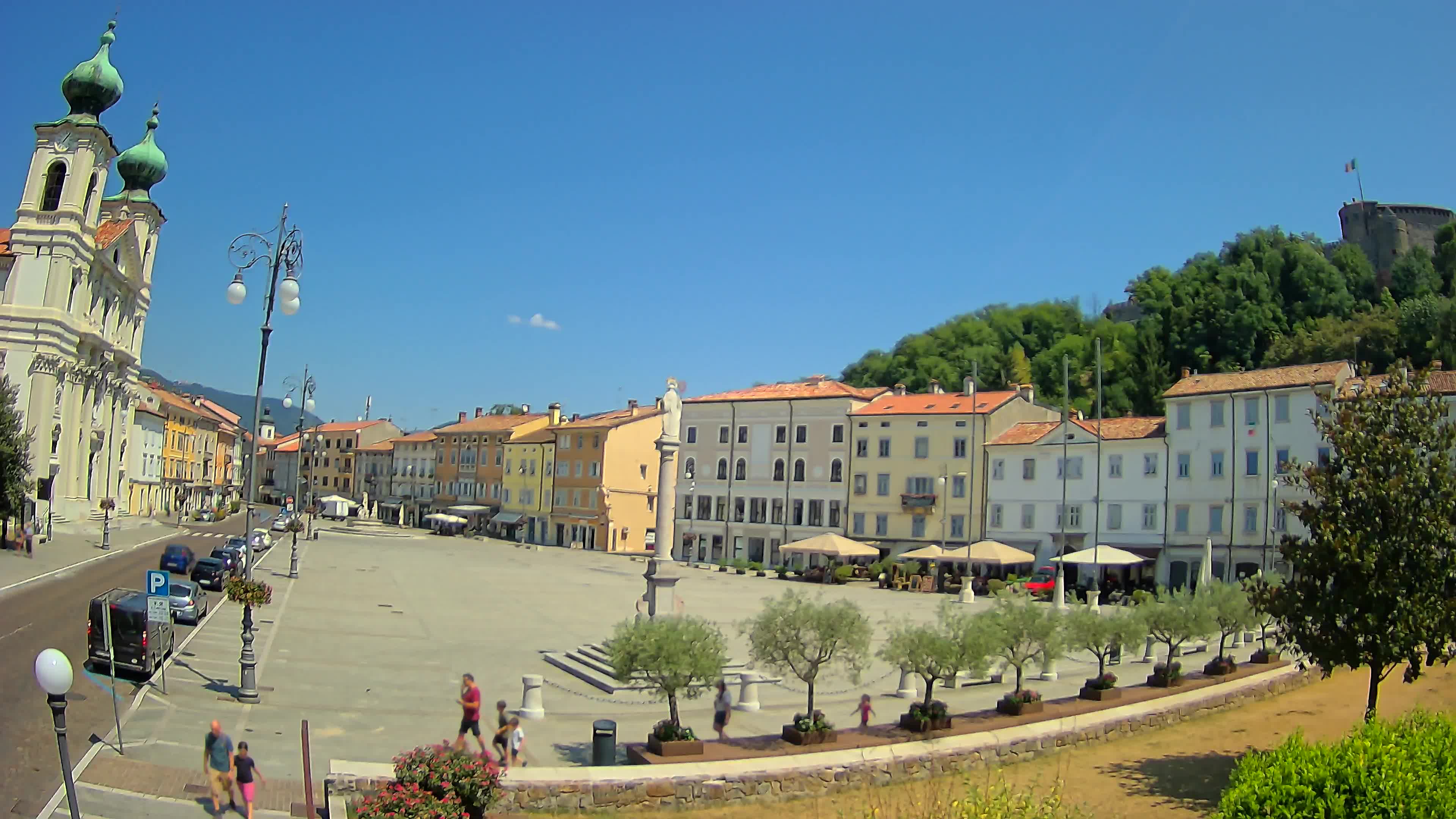 Webcam Gorizia Vittoria square – Church of st. Ignazio
