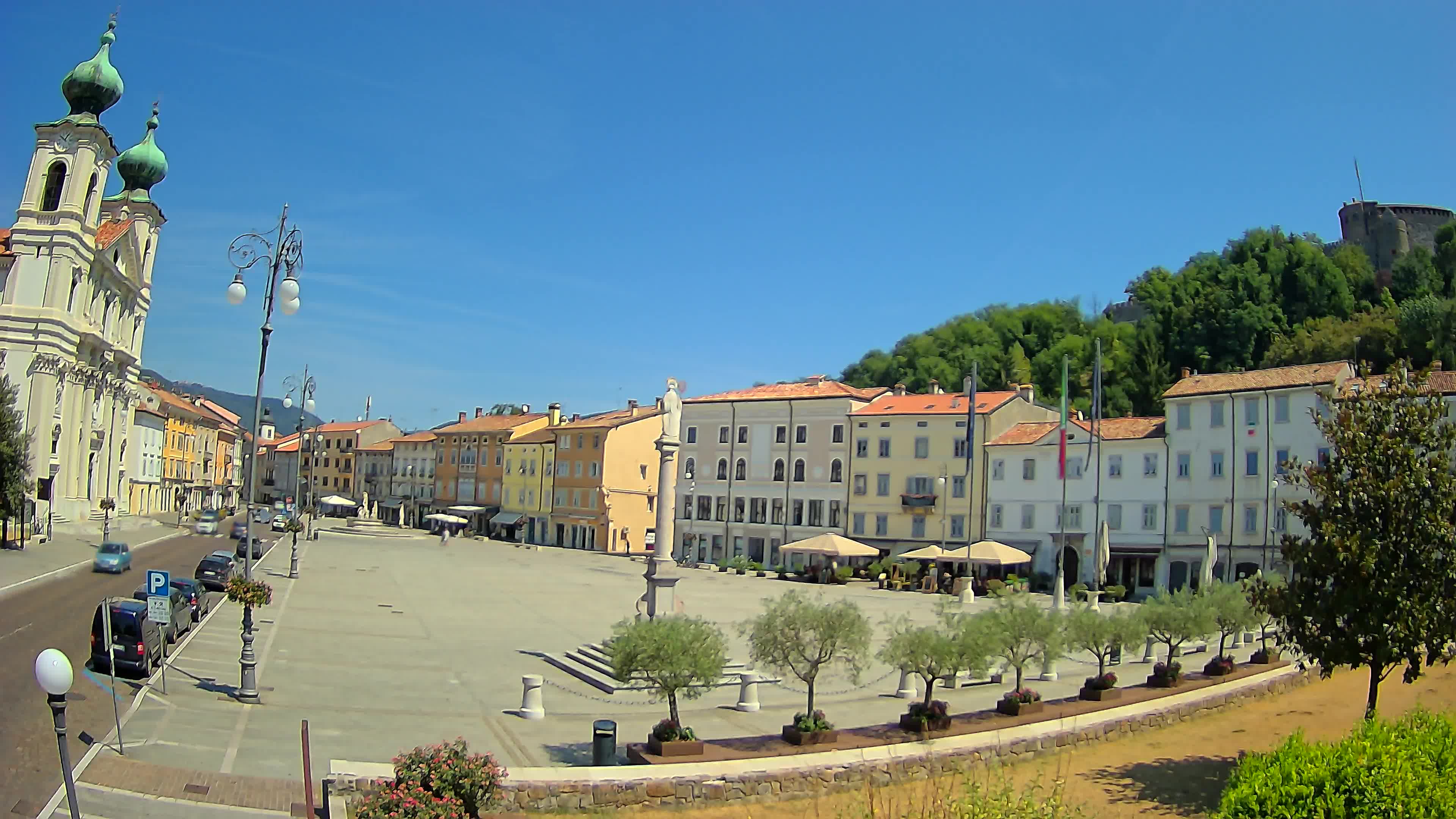 Webcam Gorizia Vittoria square – Church of st. Ignazio