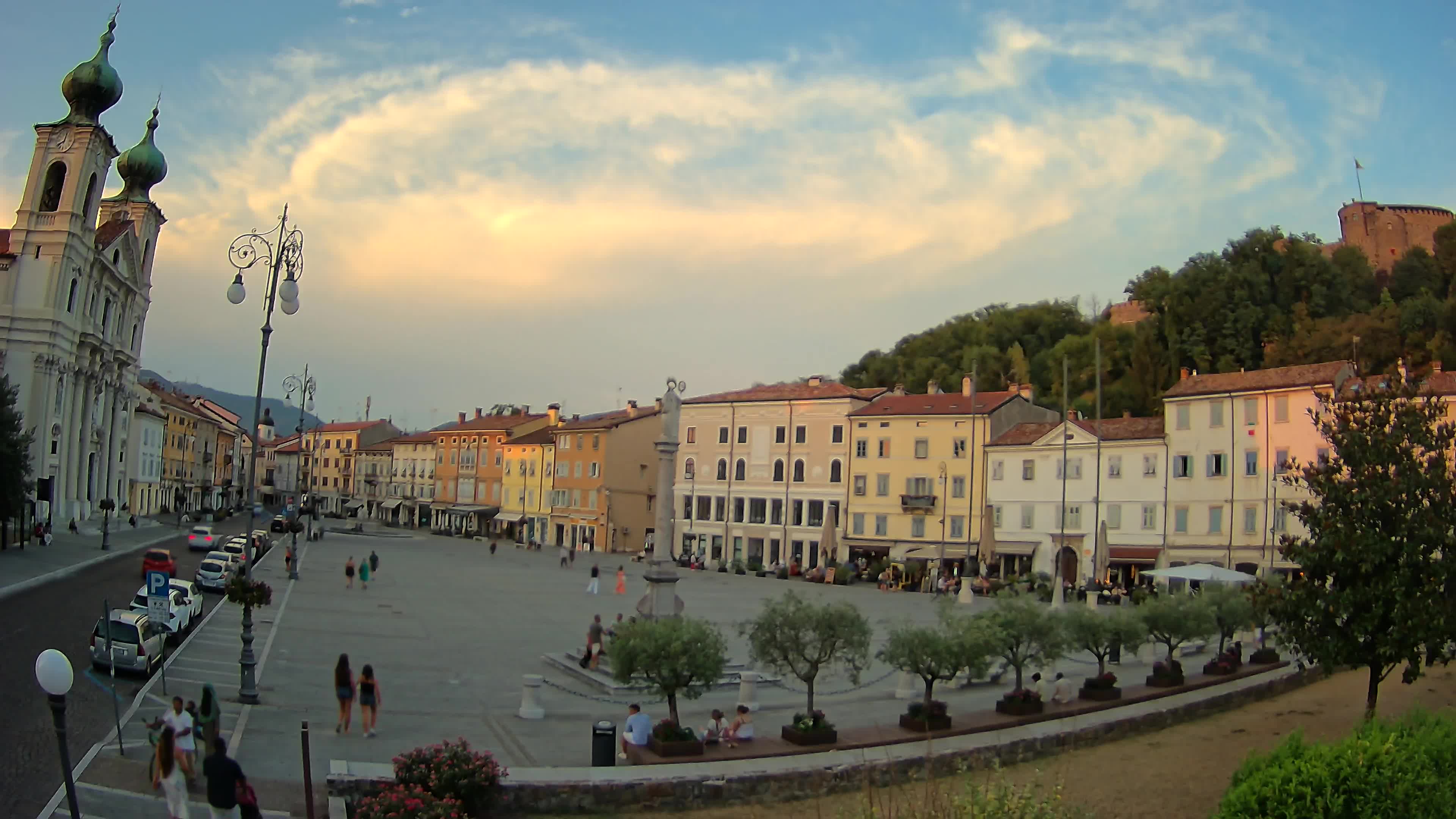 Webcam Gorizia Vittoria square – Church of st. Ignazio