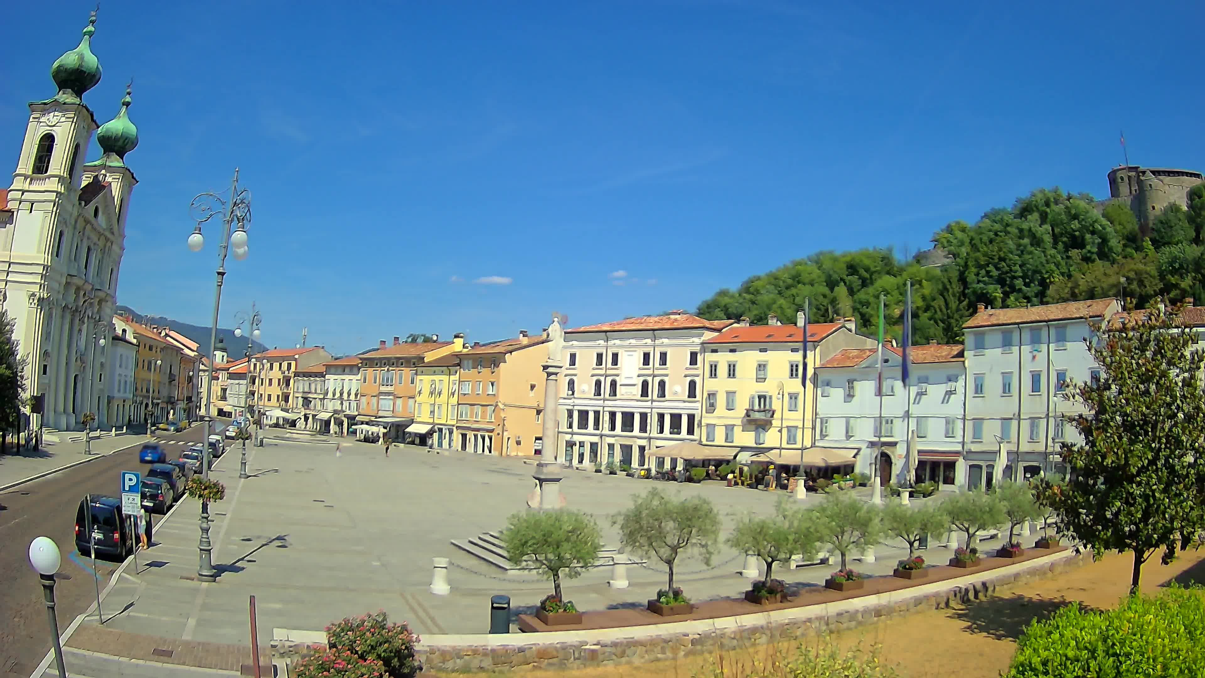 Webcam Gorizia Vittoria square – Church of st. Ignazio