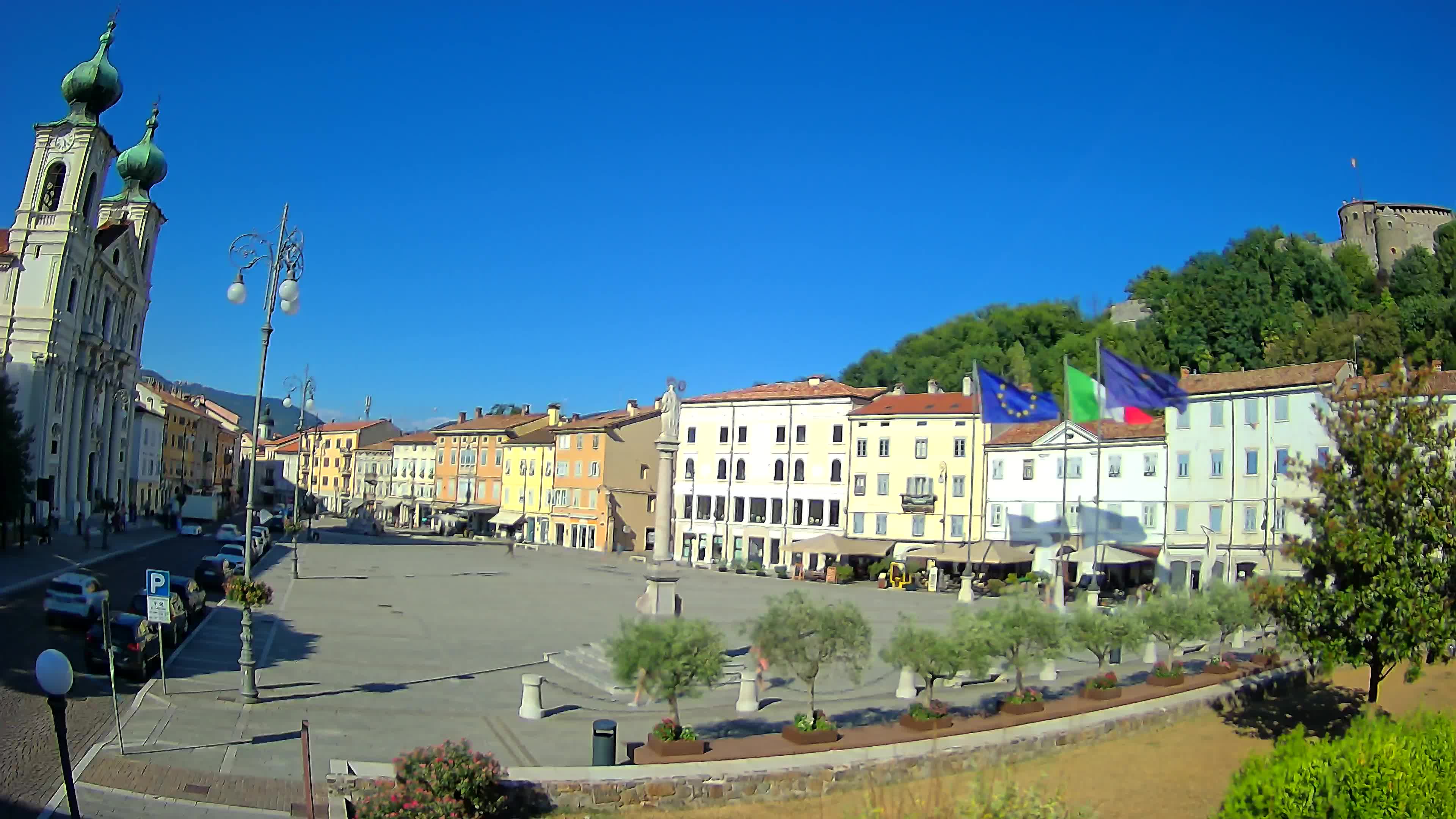 Webcam Gorizia Vittoria square – Church of st. Ignazio