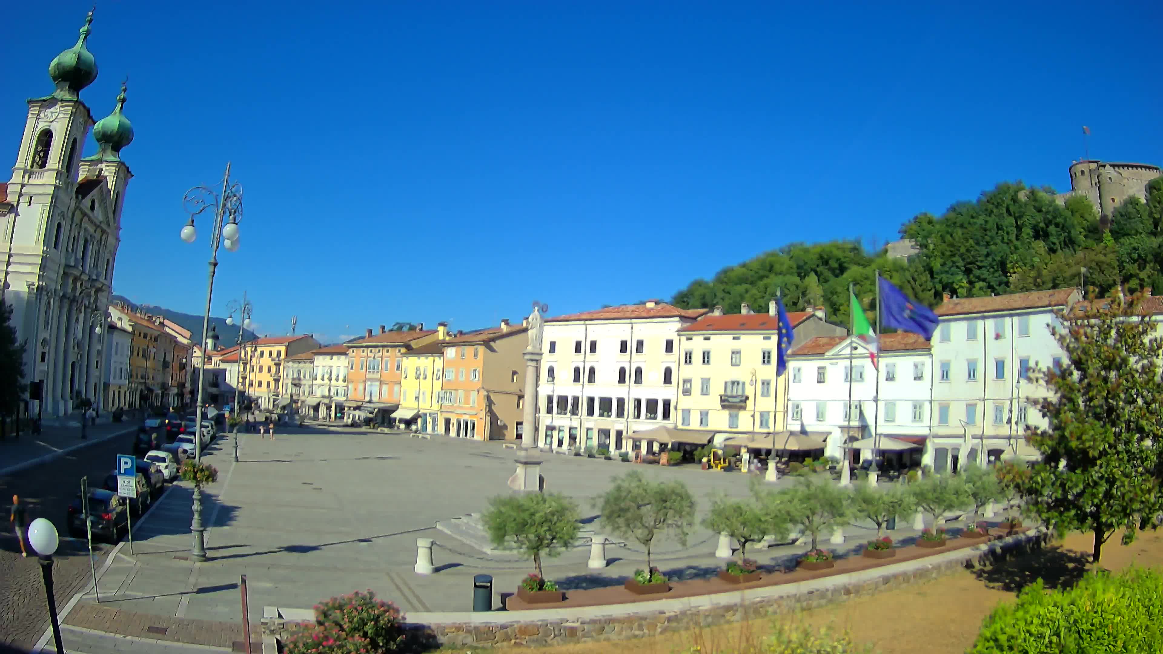 Webcam Gorizia Vittoria square – Church of st. Ignazio