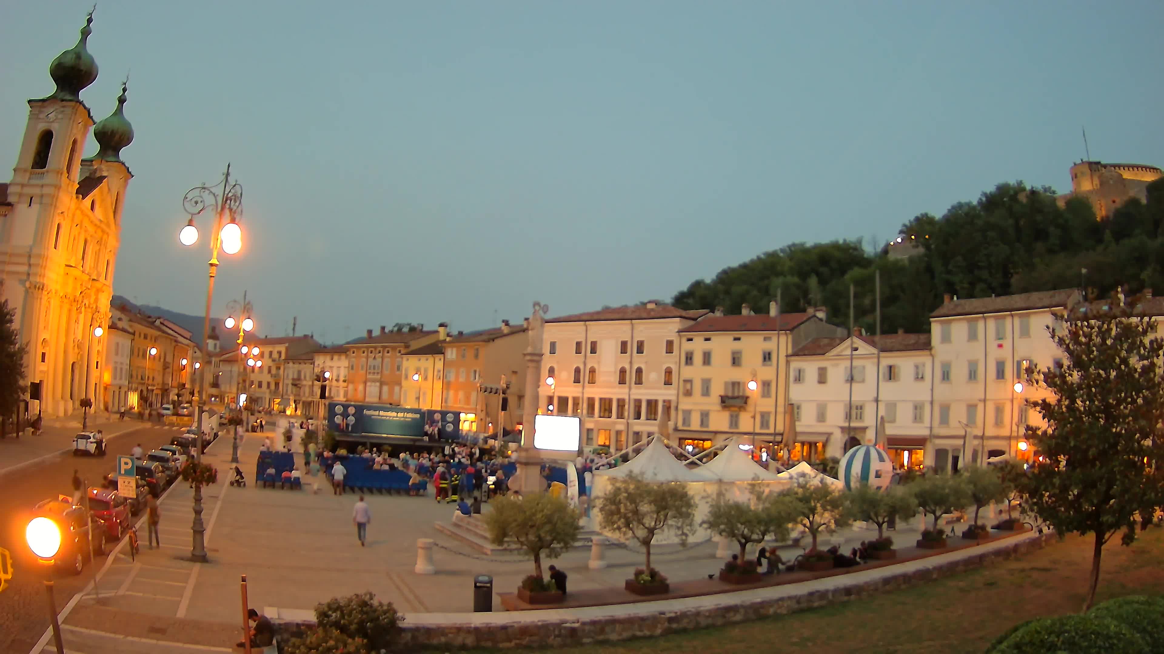 Webcam Gorizia Vittoria square – Church of st. Ignazio