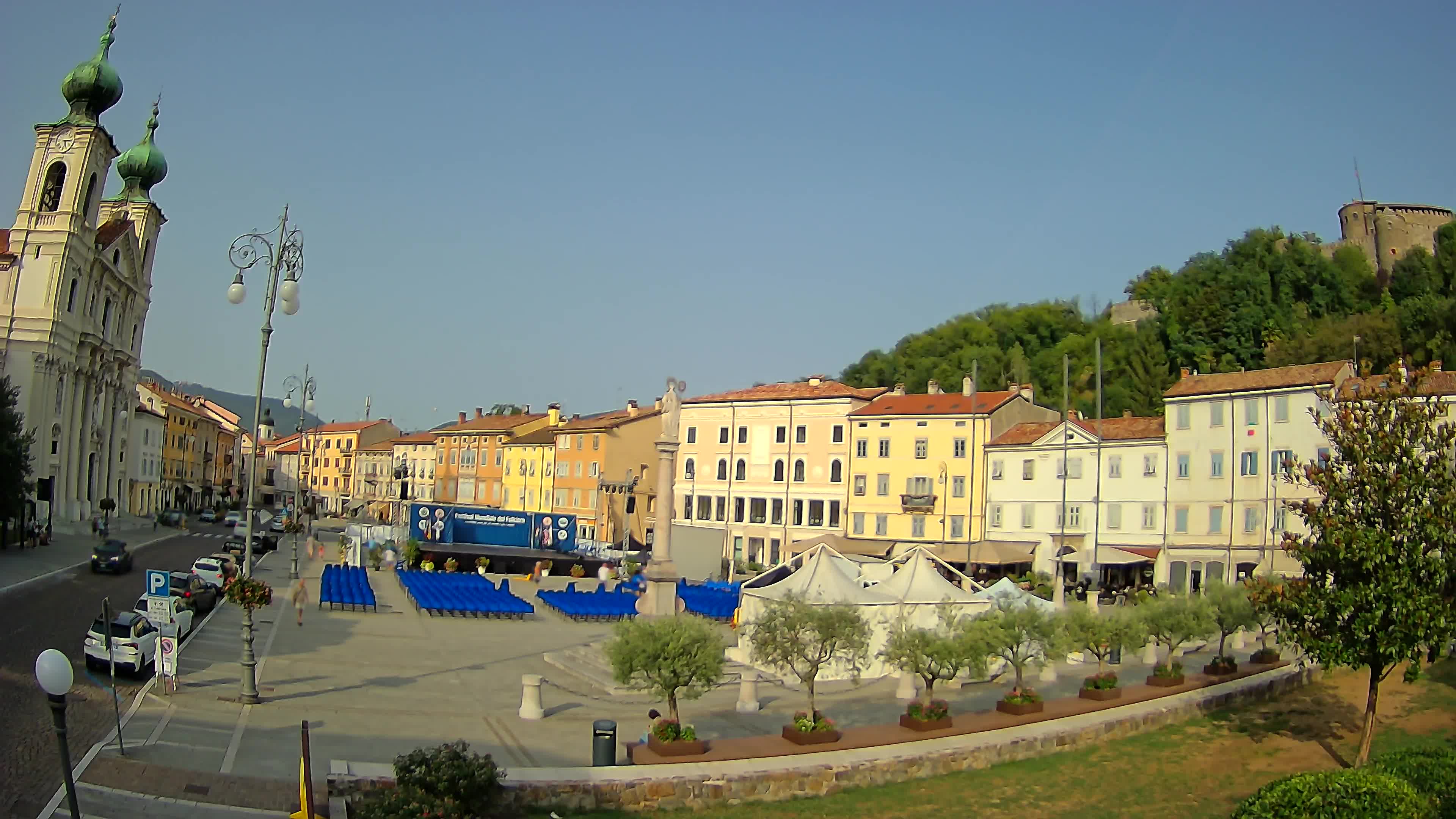 Webcam Gorizia Vittoria square – Church of st. Ignazio