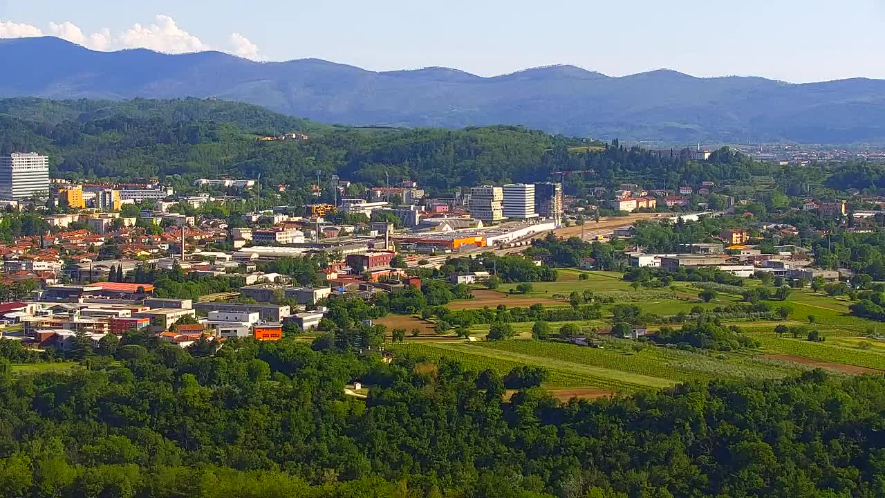 Borderless webcam of Nova Gorica and Gorizia