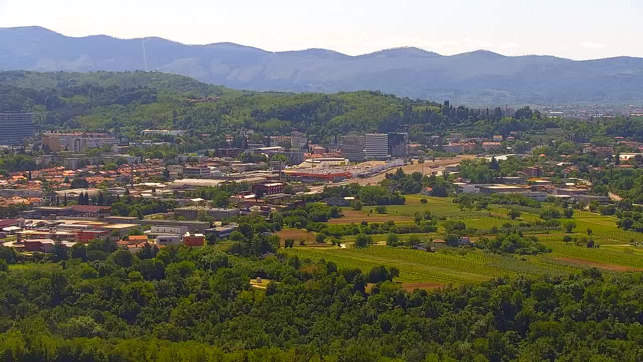 Borderless webcam of Nova Gorica and Gorizia