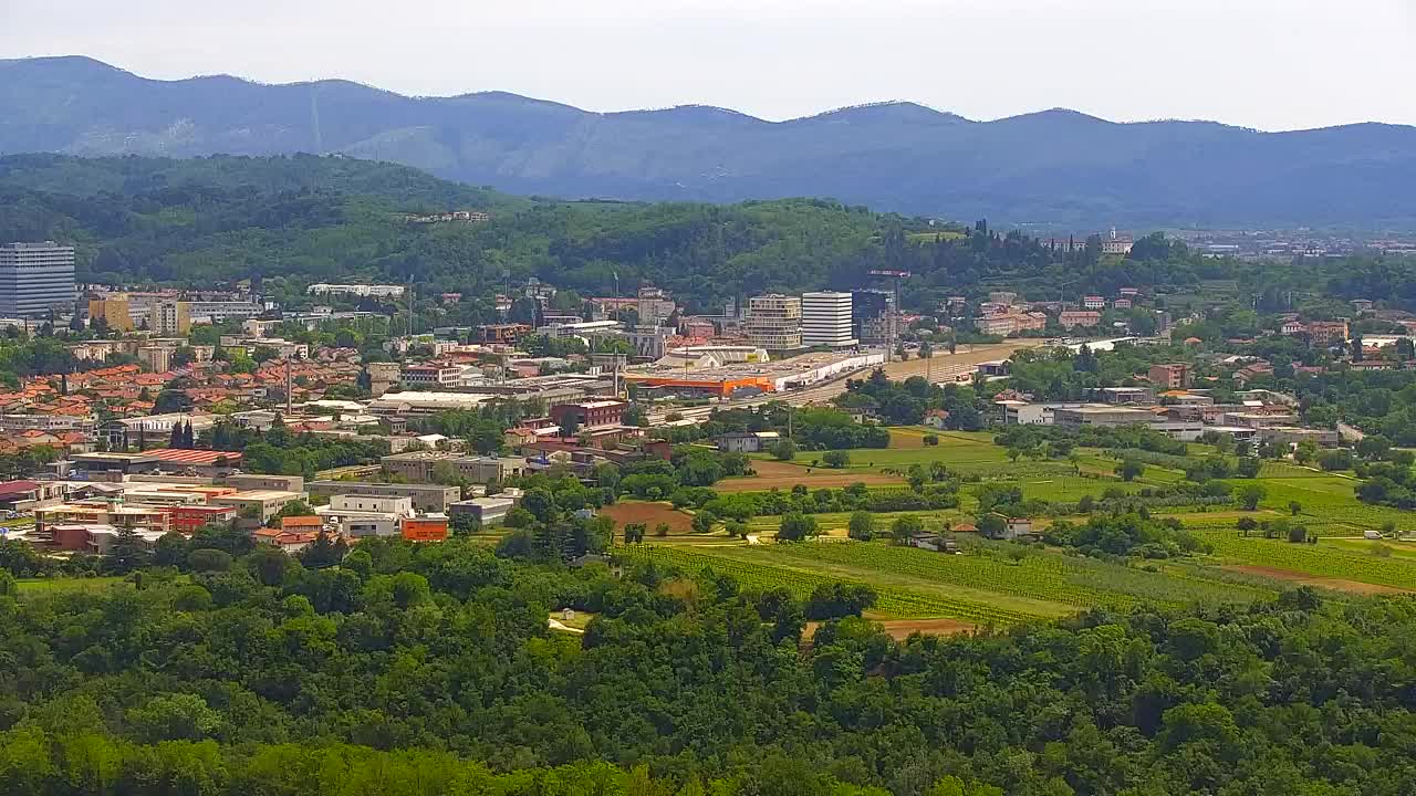 Borderless webcam of Nova Gorica and Gorizia
