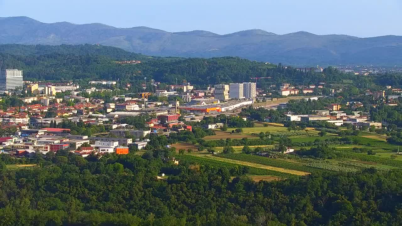 Borderless webcam of Nova Gorica and Gorizia