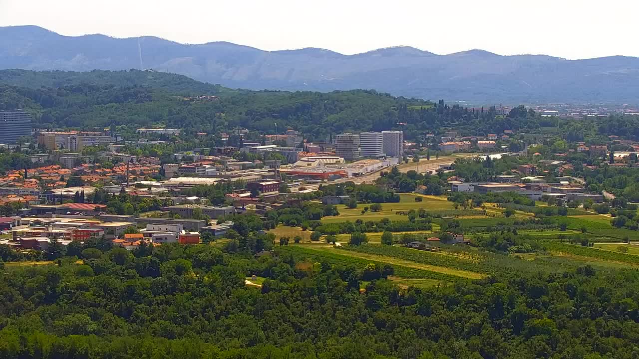 Borderless webcam of Nova Gorica and Gorizia