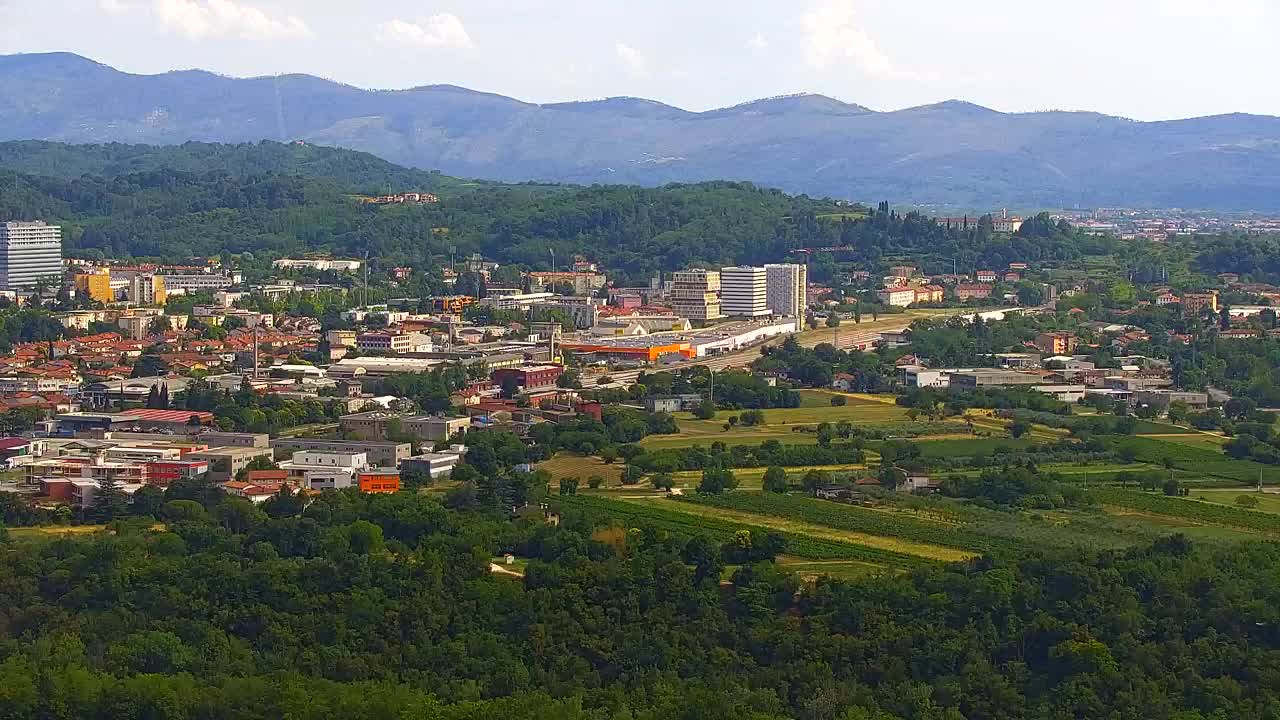 Borderless webcam of Nova Gorica and Gorizia