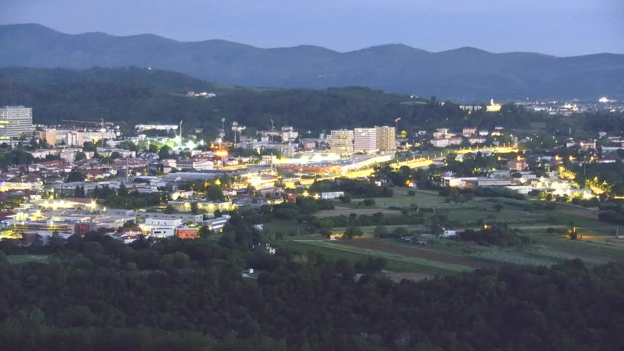 Borderless webcam of Nova Gorica and Gorizia