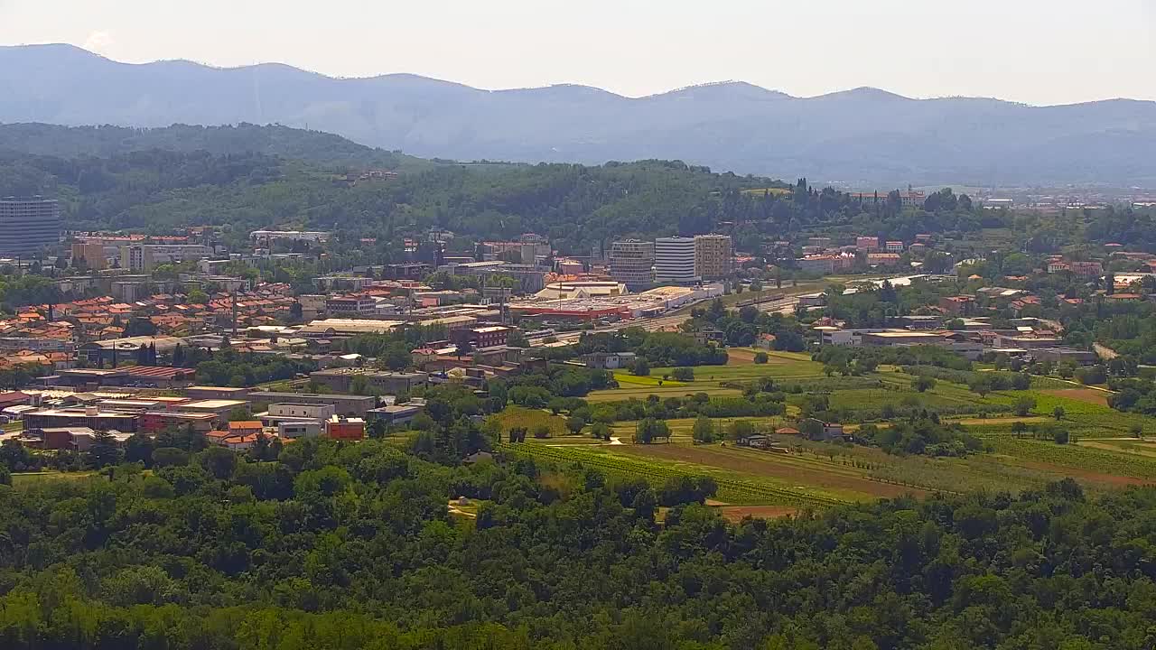 Borderless webcam of Nova Gorica and Gorizia