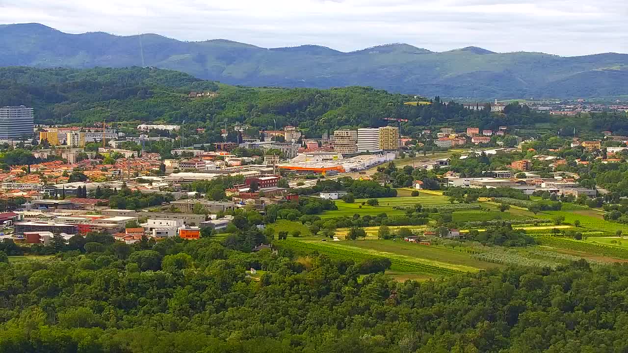 Borderless webcam of Nova Gorica and Gorizia