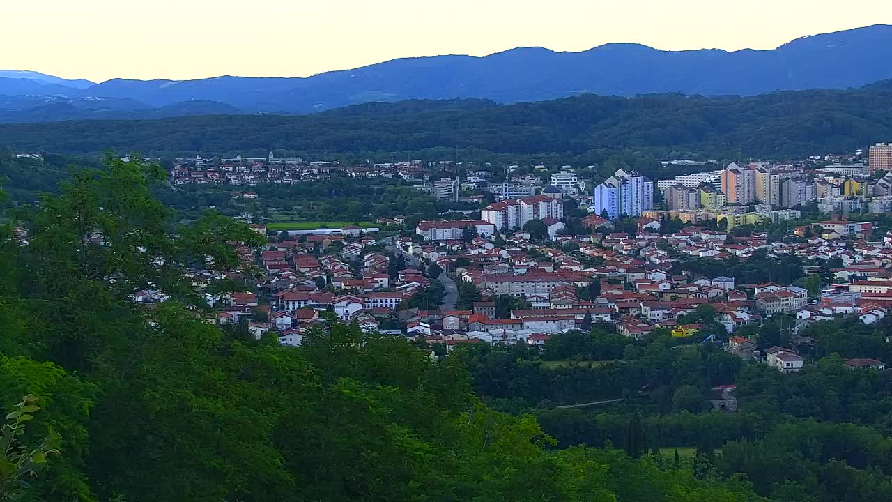 Borderless webcam of Nova Gorica and Gorizia