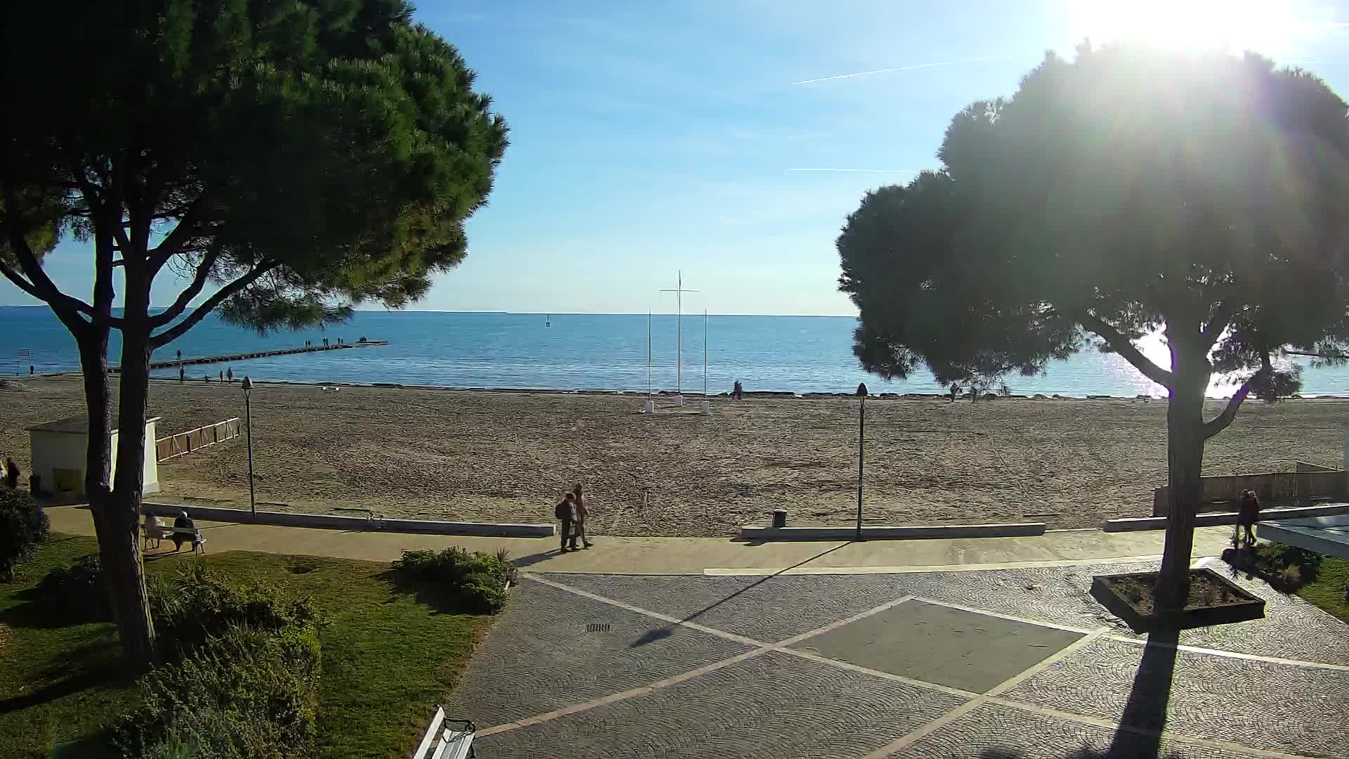 Grado Beach Webcam Entrance | Real-Time View of the Seaside