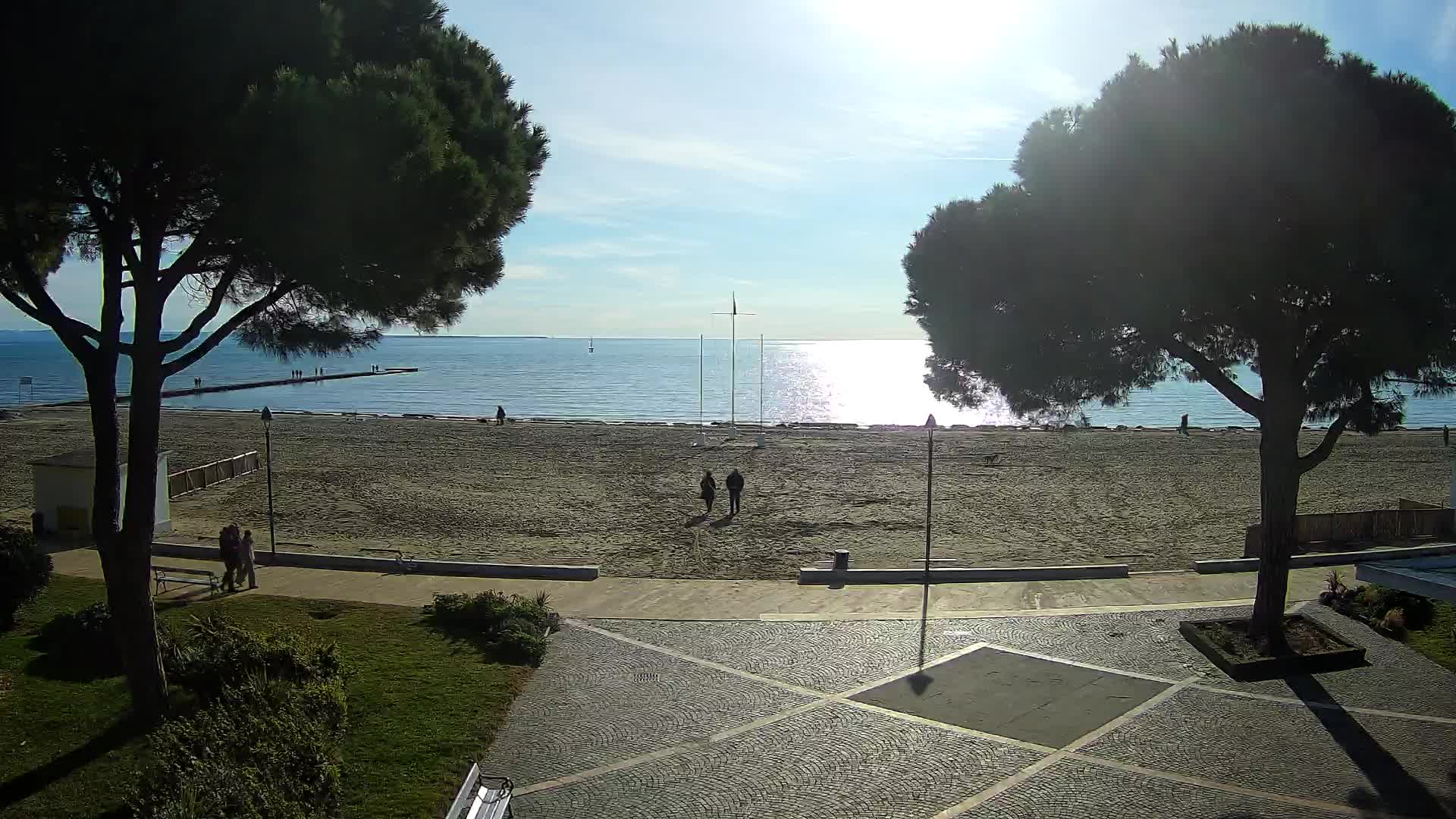 Grado Beach Webcam Entrance | Real-Time View of the Seaside