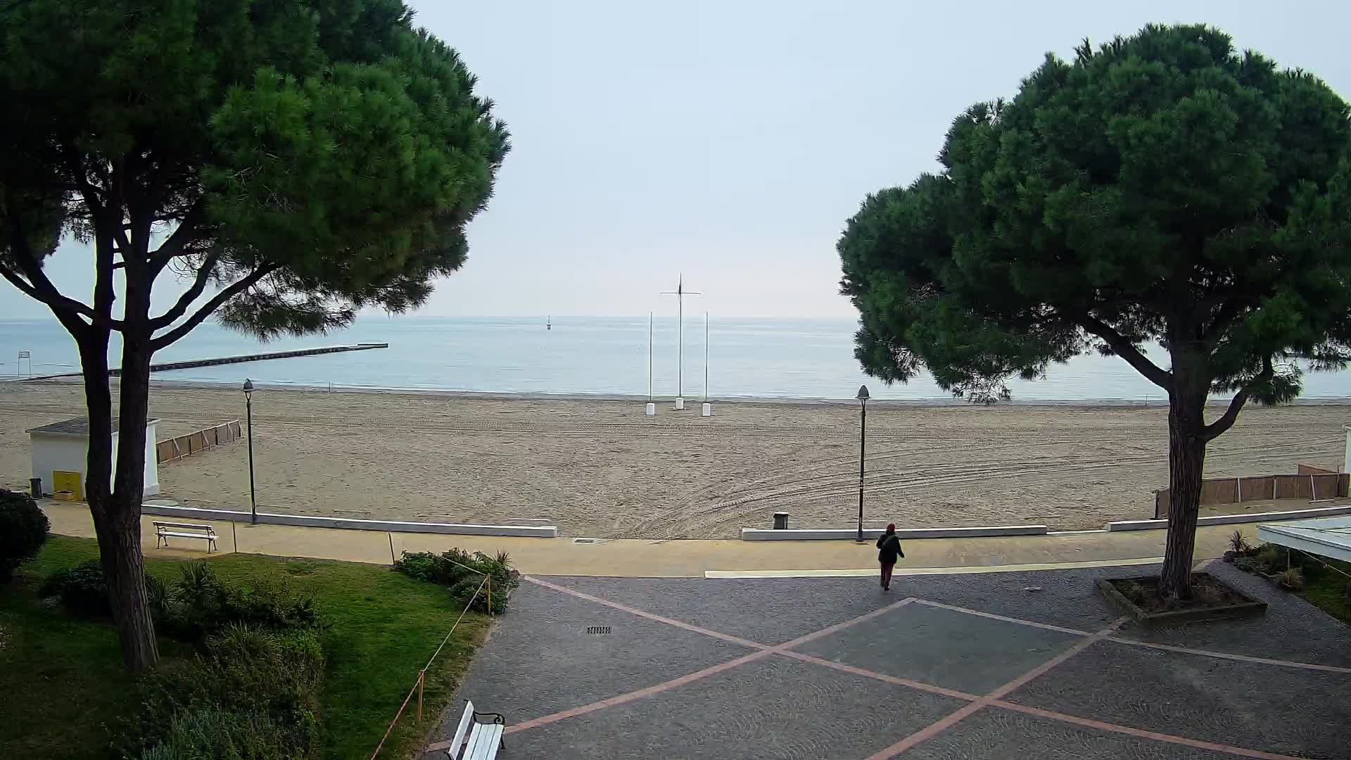 Grado Strand Eingang | Live-Ansicht der Küste