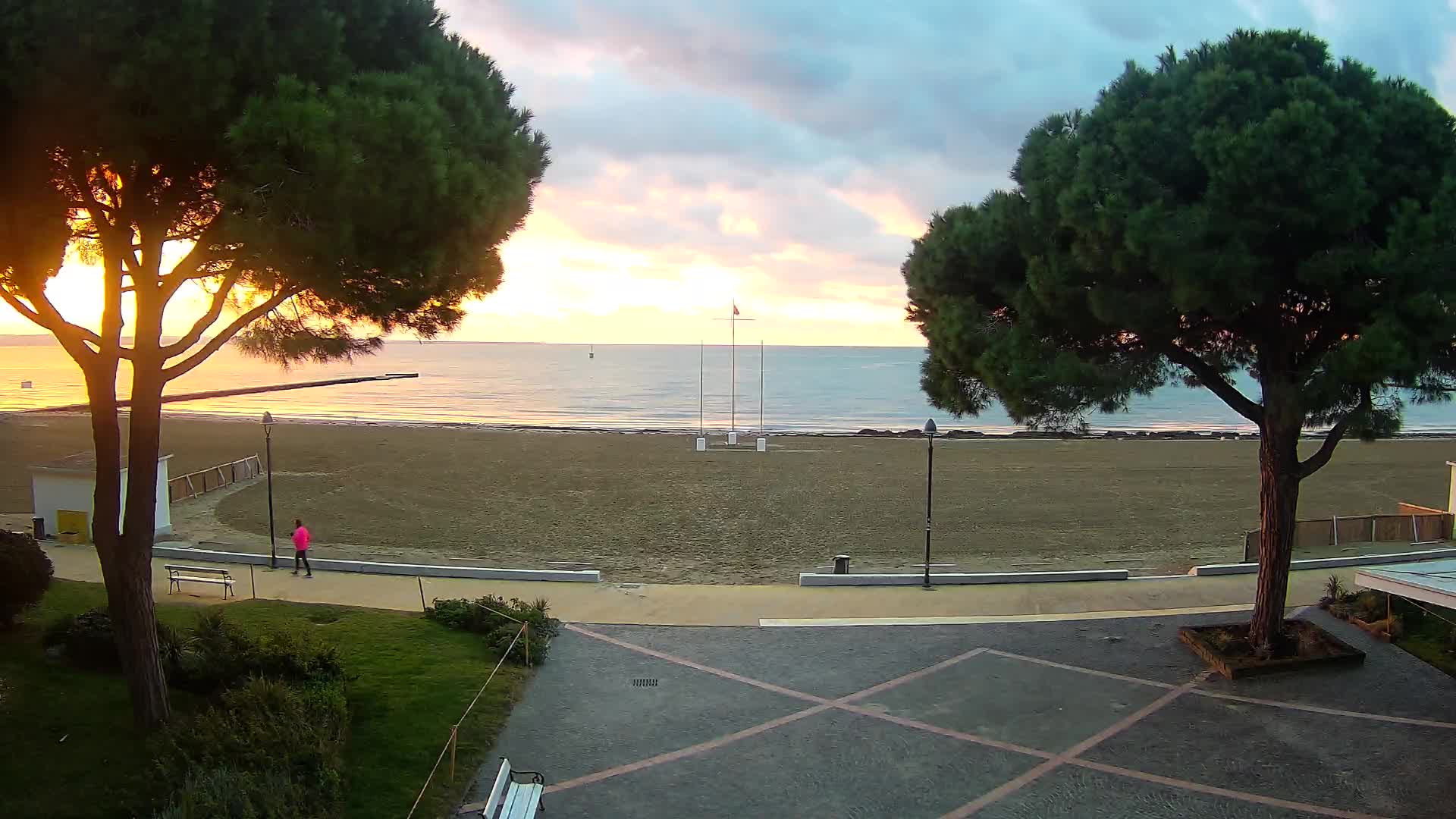 Grado Strand Eingang | Live-Ansicht der Küste