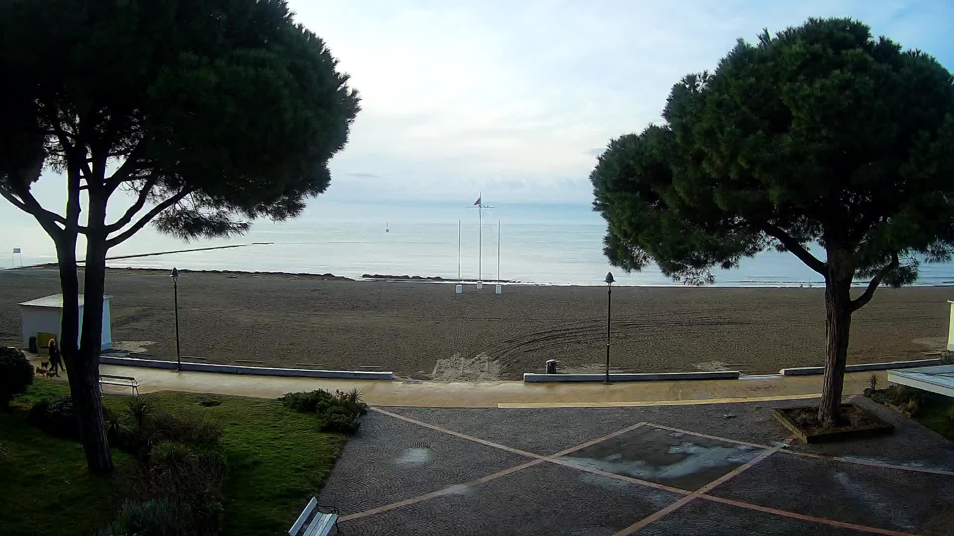 Grado Strand Eingang | Live-Ansicht der Küste