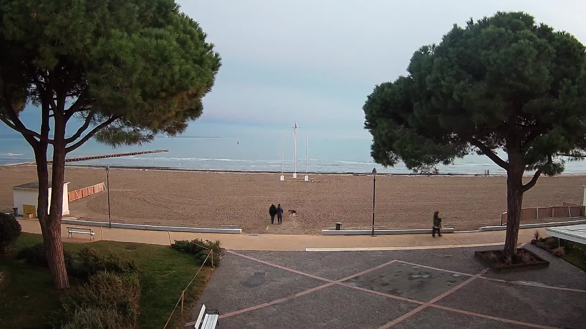 Entrée Plage Grado | Vue en Direct sur le Littoral