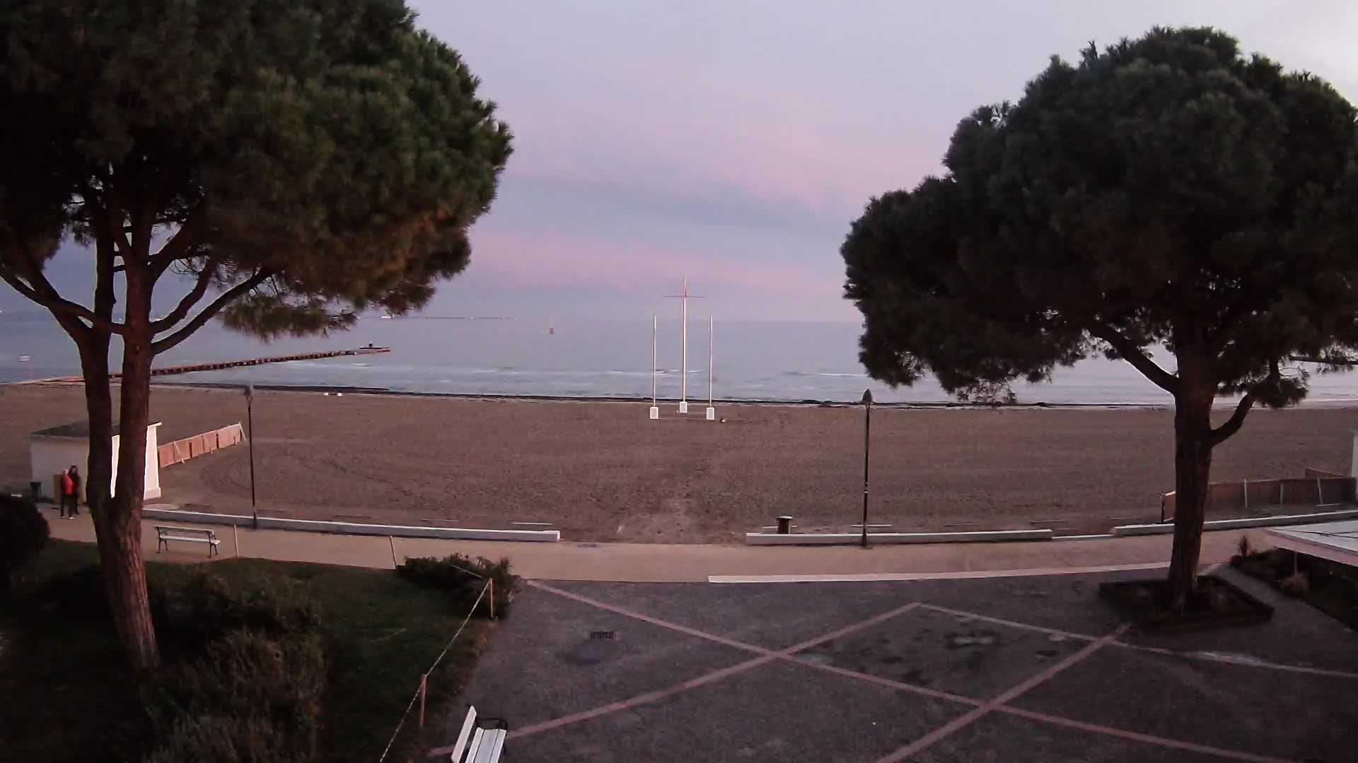 Entrée Plage Grado | Vue en Direct sur le Littoral