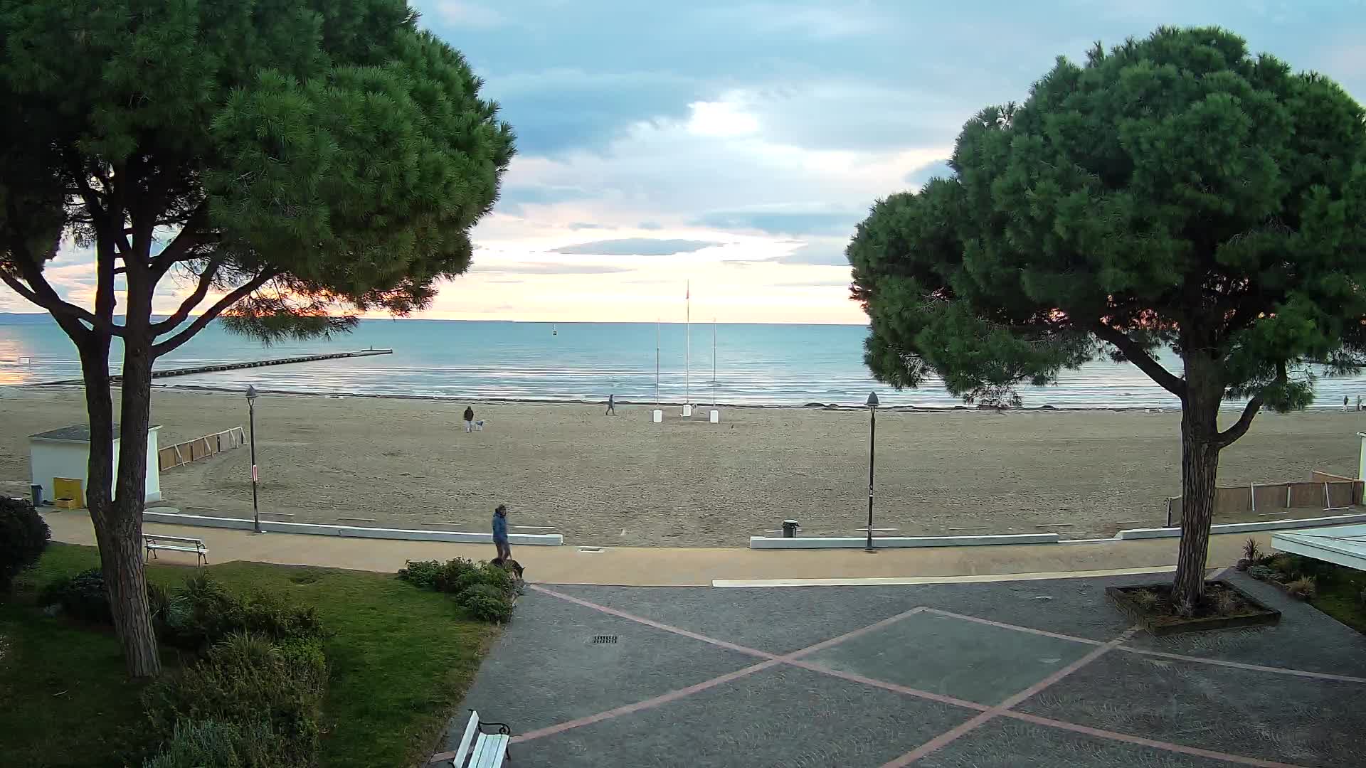 Entrée Plage Grado | Vue en Direct sur le Littoral