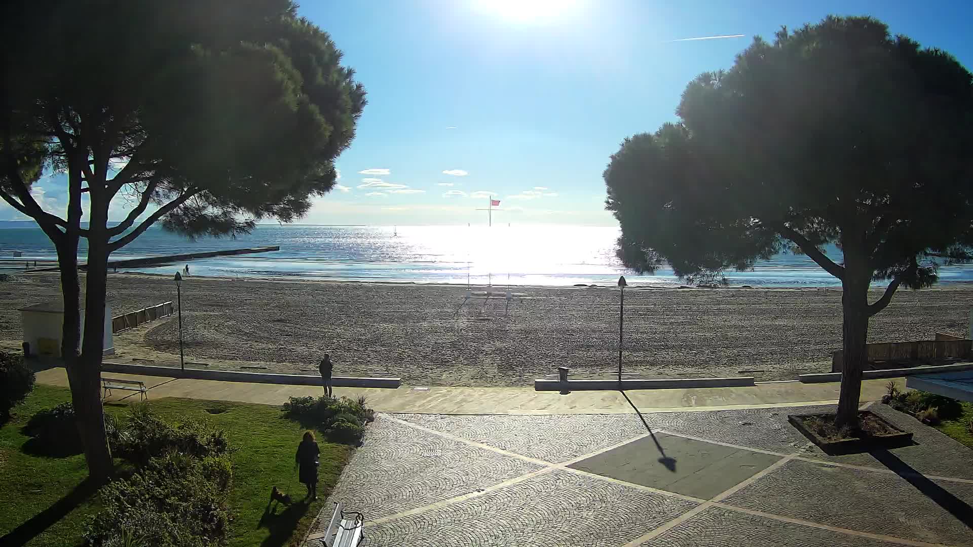 Entrée Plage Grado | Vue en Direct sur le Littoral