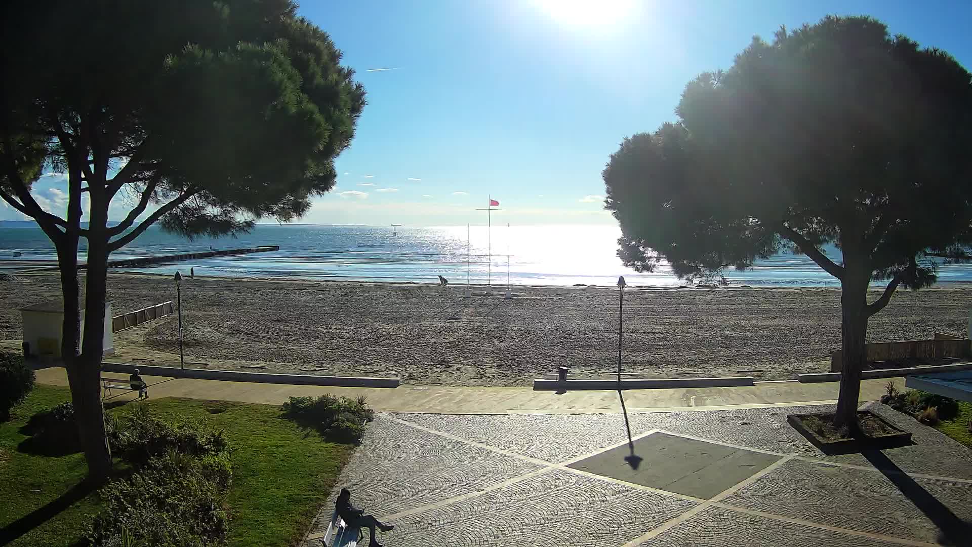 Entrée Plage Grado | Vue en Direct sur le Littoral