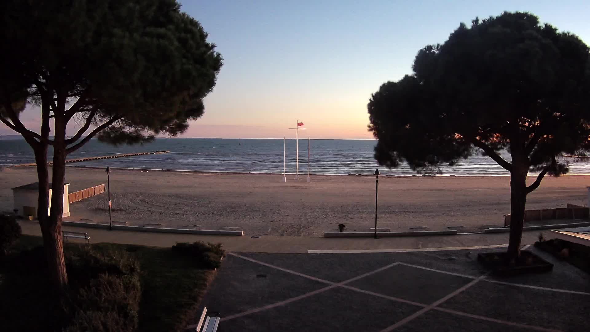 Entrée Plage Grado | Vue en Direct sur le Littoral