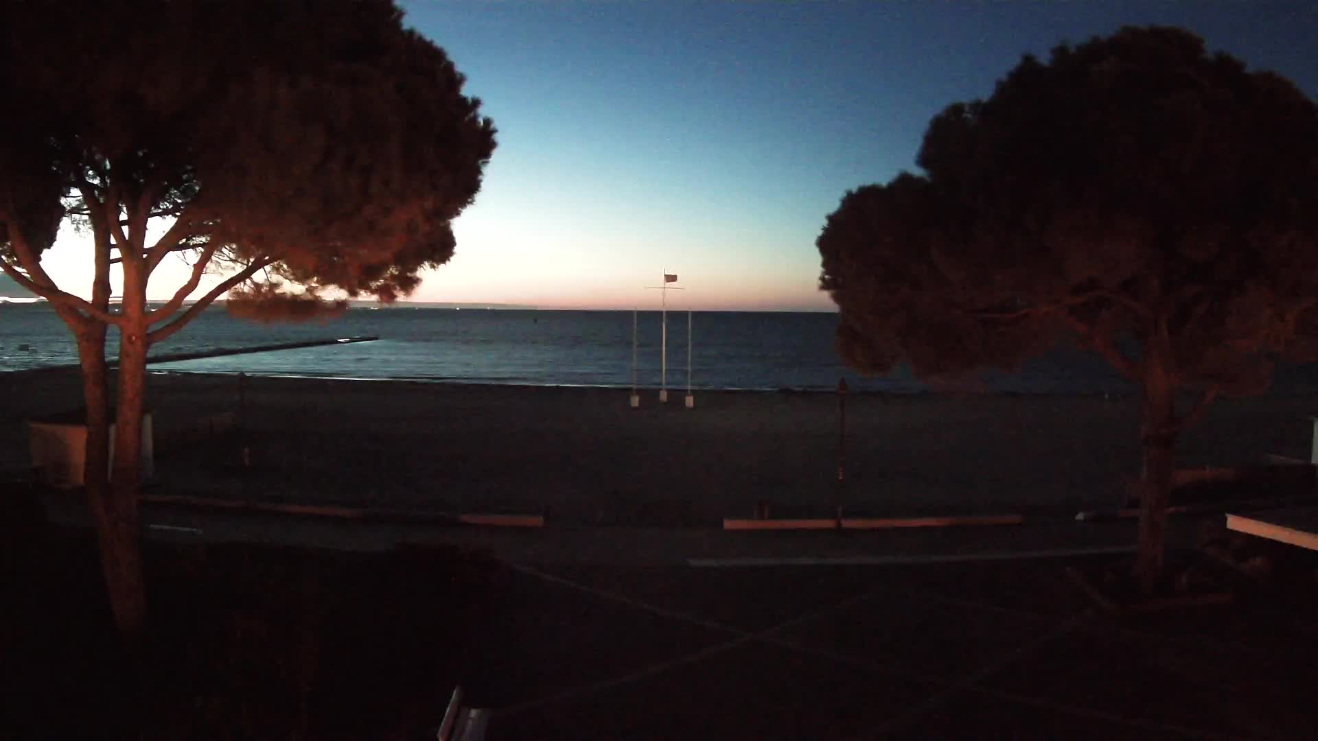 Entrée Plage Grado | Vue en Direct sur le Littoral